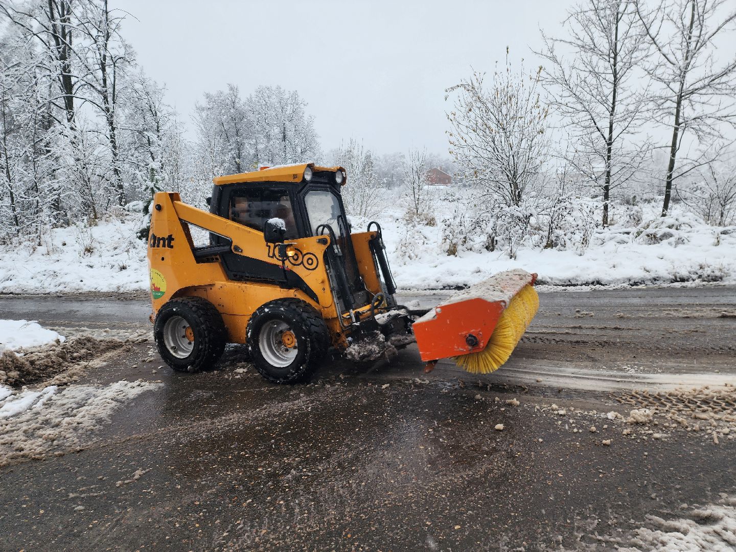 красноармейск, городской округ пушкинский, первый снегопад, уборка снега,