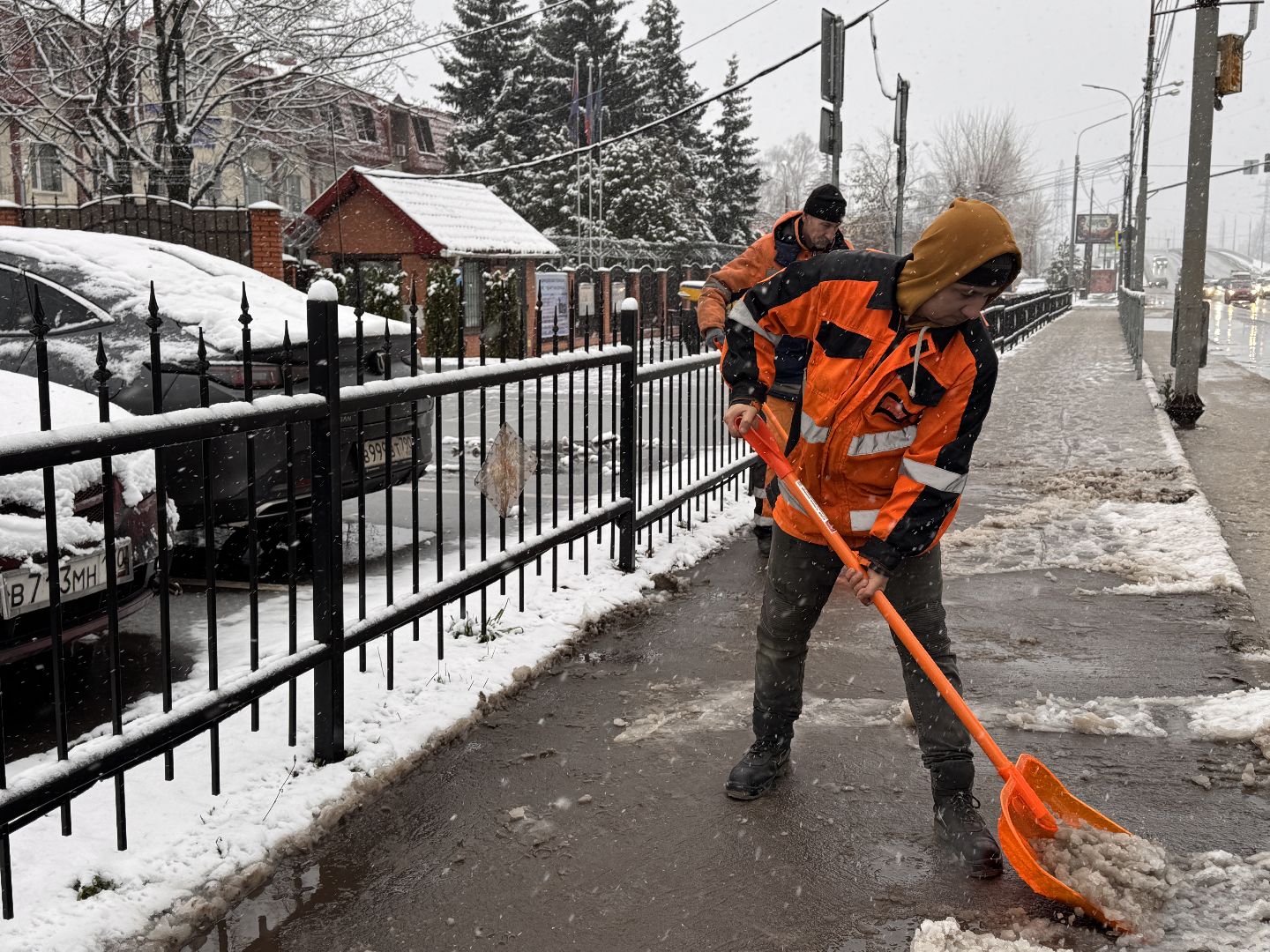 Первый снег, Одинцово, Одинцовское ДРСУ, Полная готовность ,