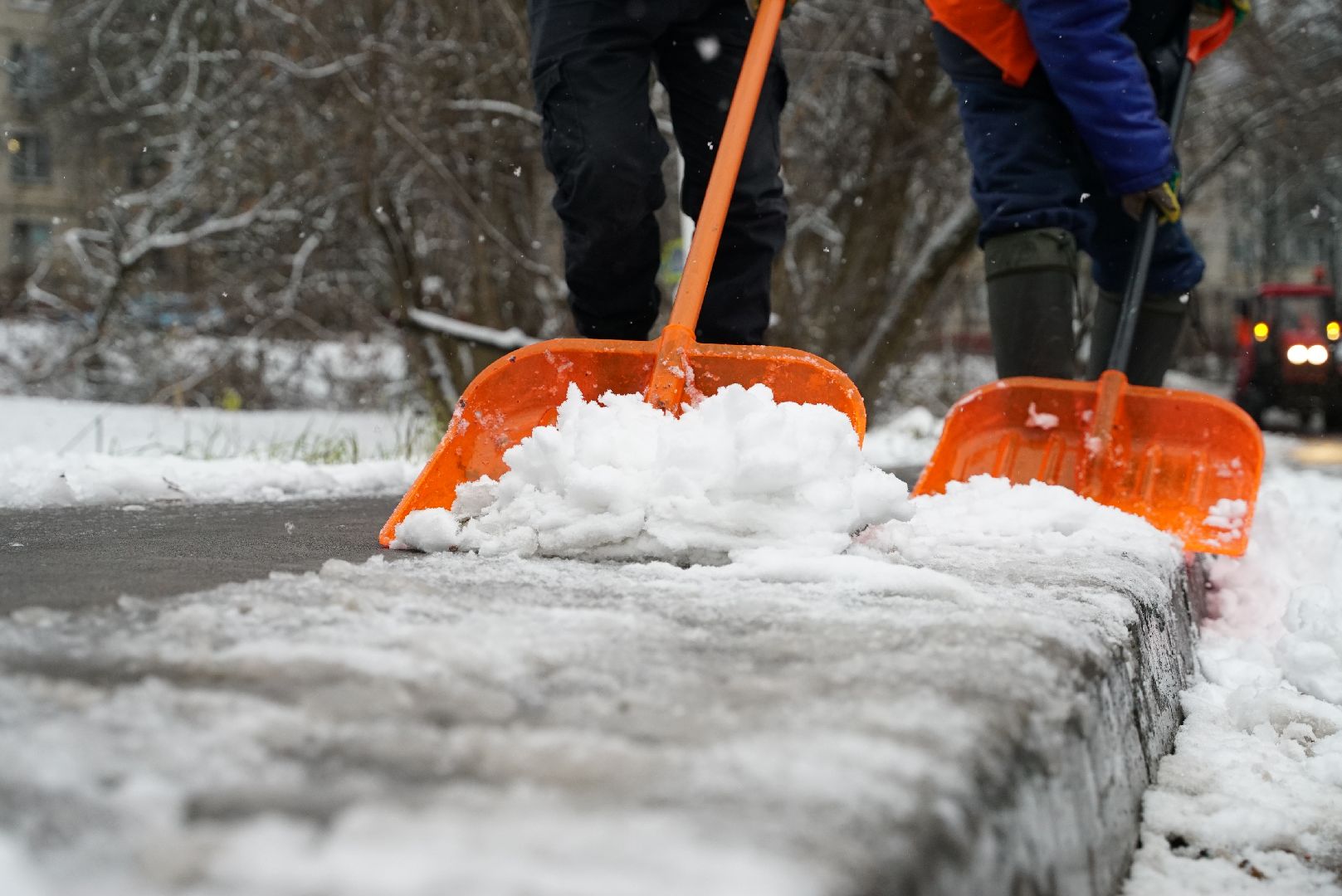 снег, погода, уборка,