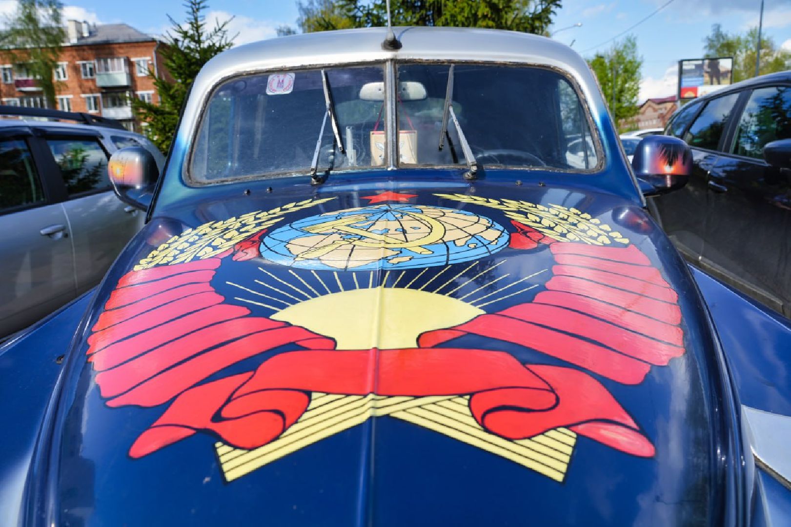 Сергиев Посад, Сергиево-Посадский городской округ, Победа, Люди, Автомобиль, Ретроавто