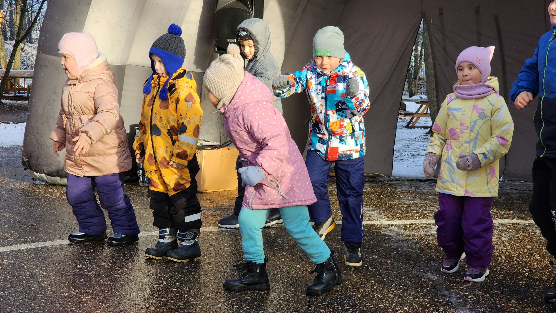 Руза, парк городок, день рождения деда мороза,