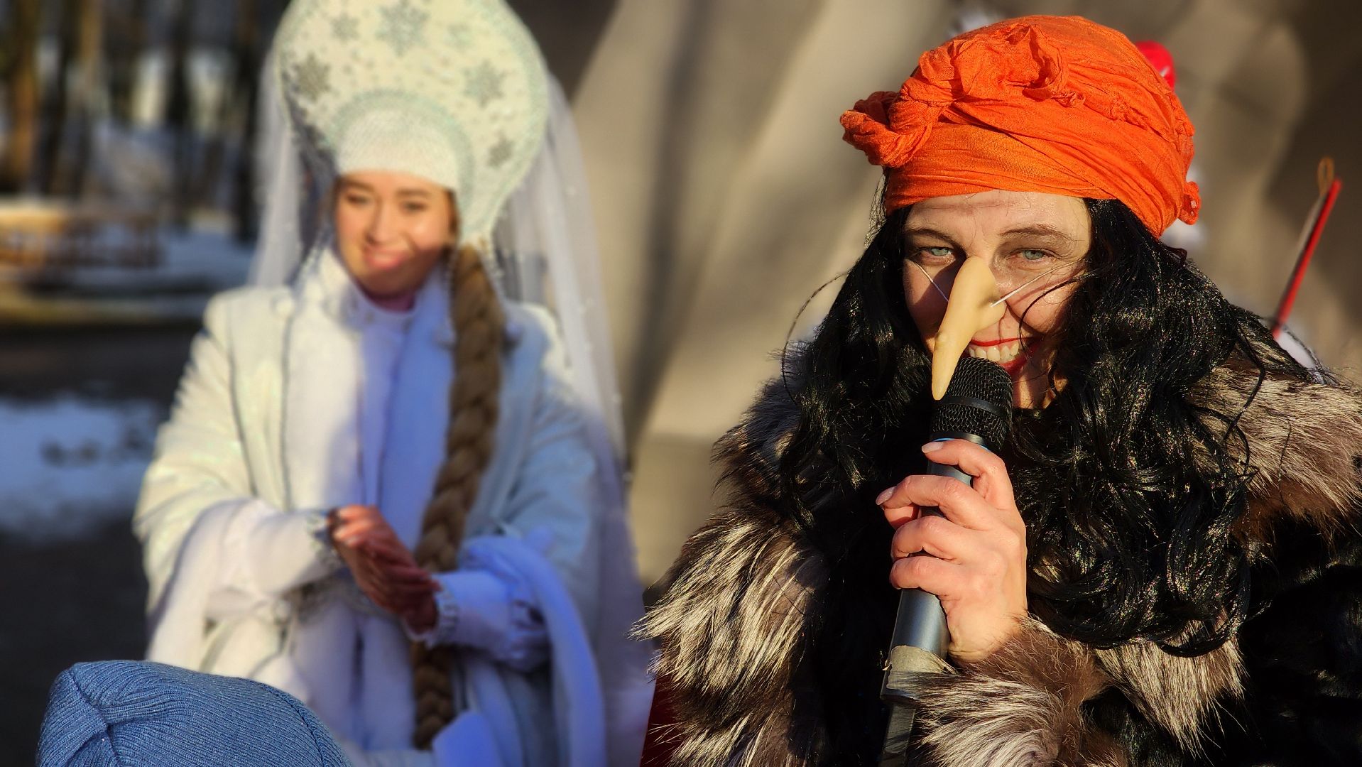 Руза, парк городок, день рождения деда мороза,