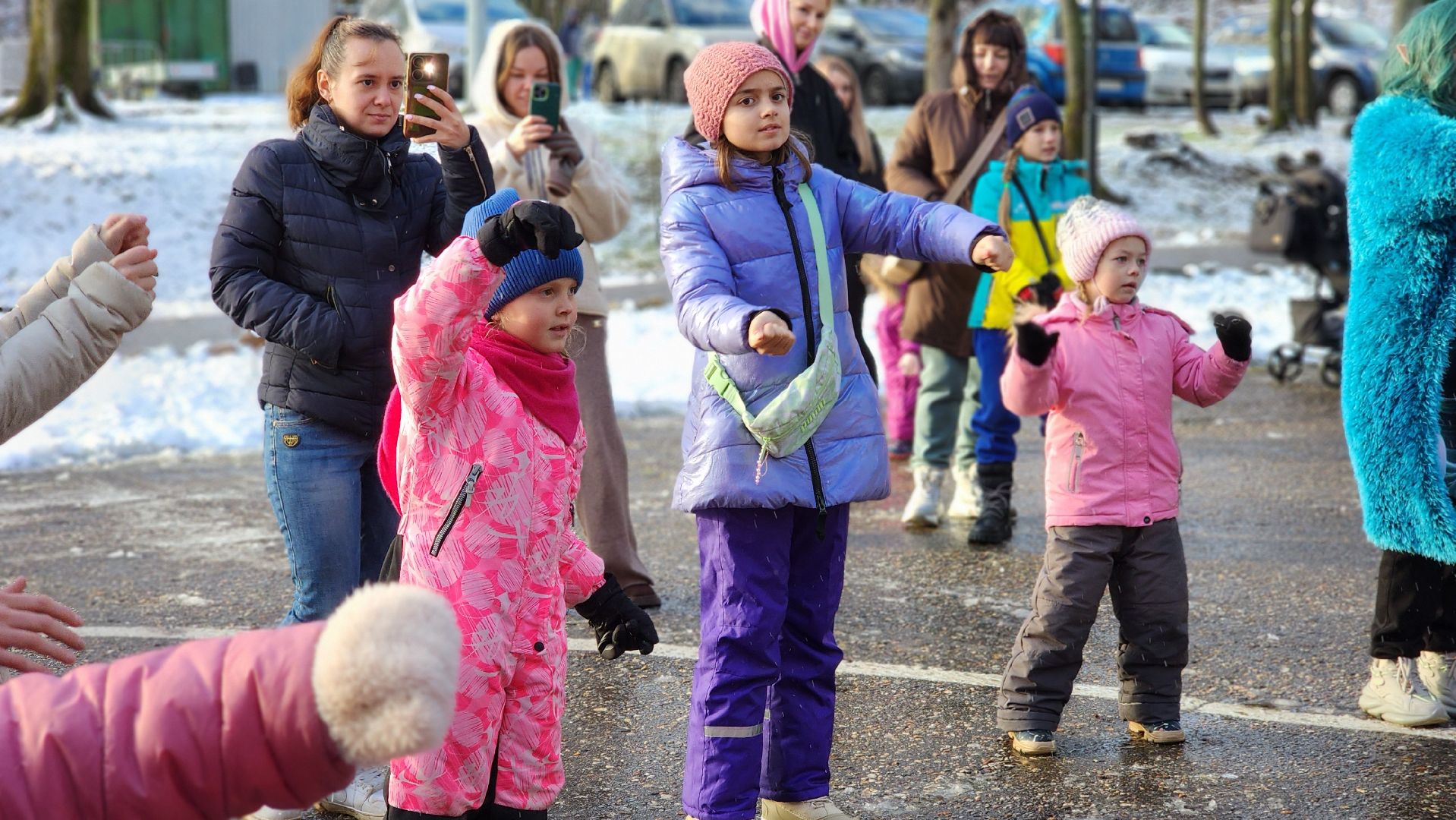 Руза, парк городок, день рождения деда мороза,
