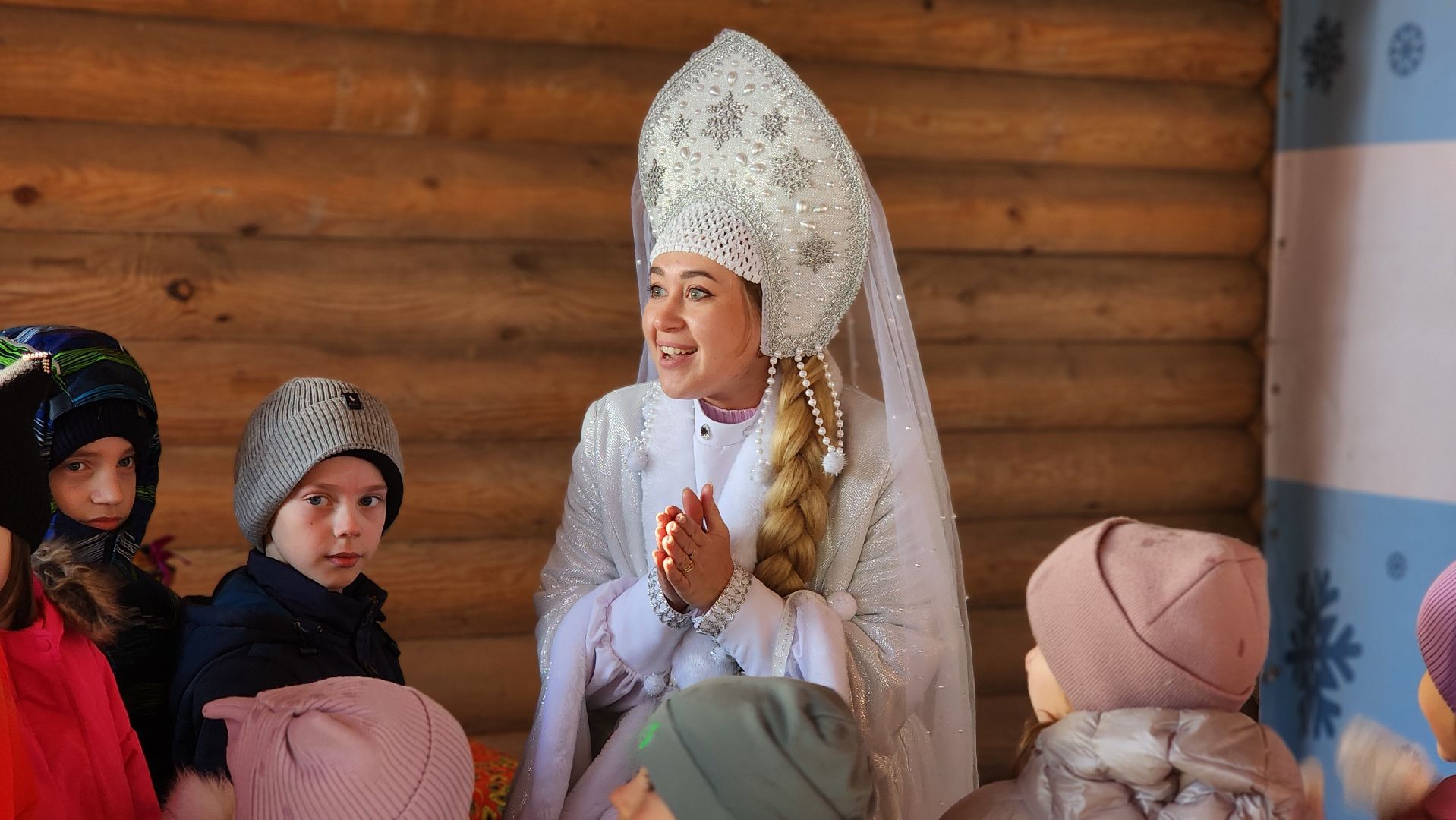 Руза, парк городок, день рождения деда мороза,