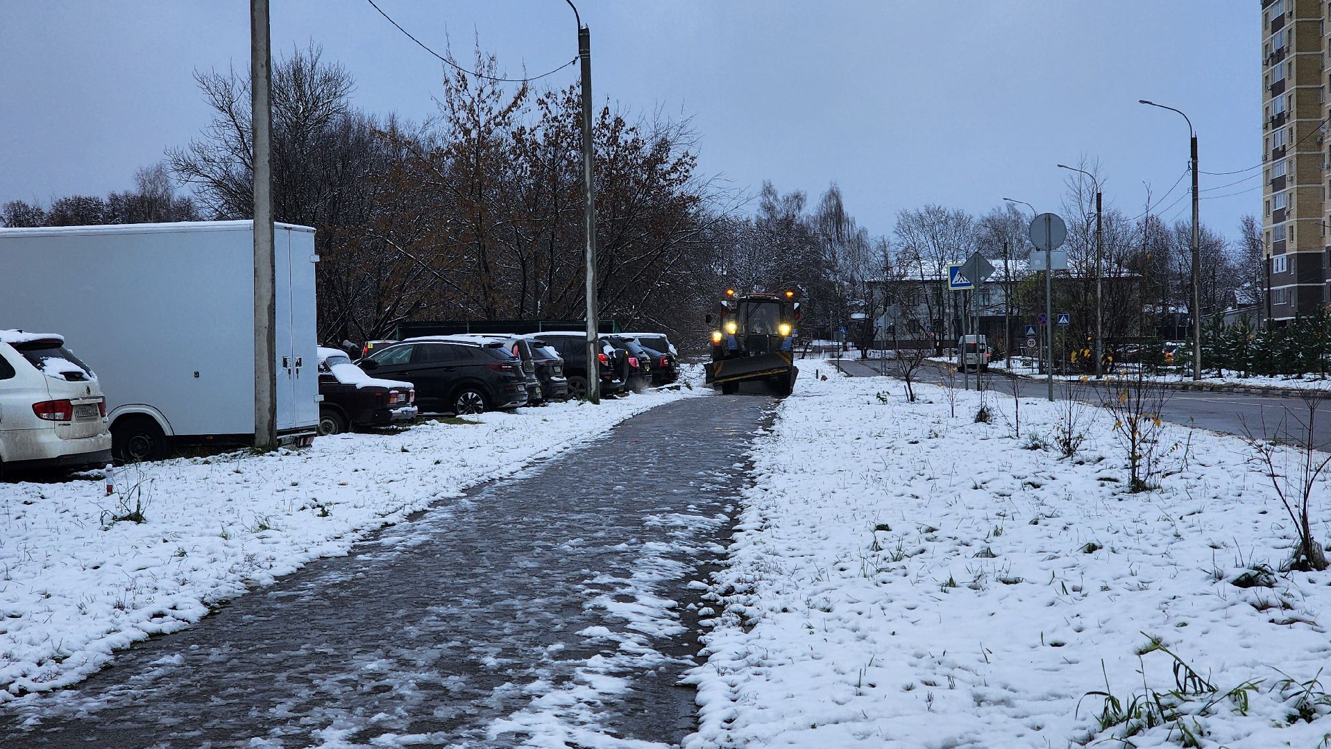 снег, коммунальщики, жкх, лосино-петровский,