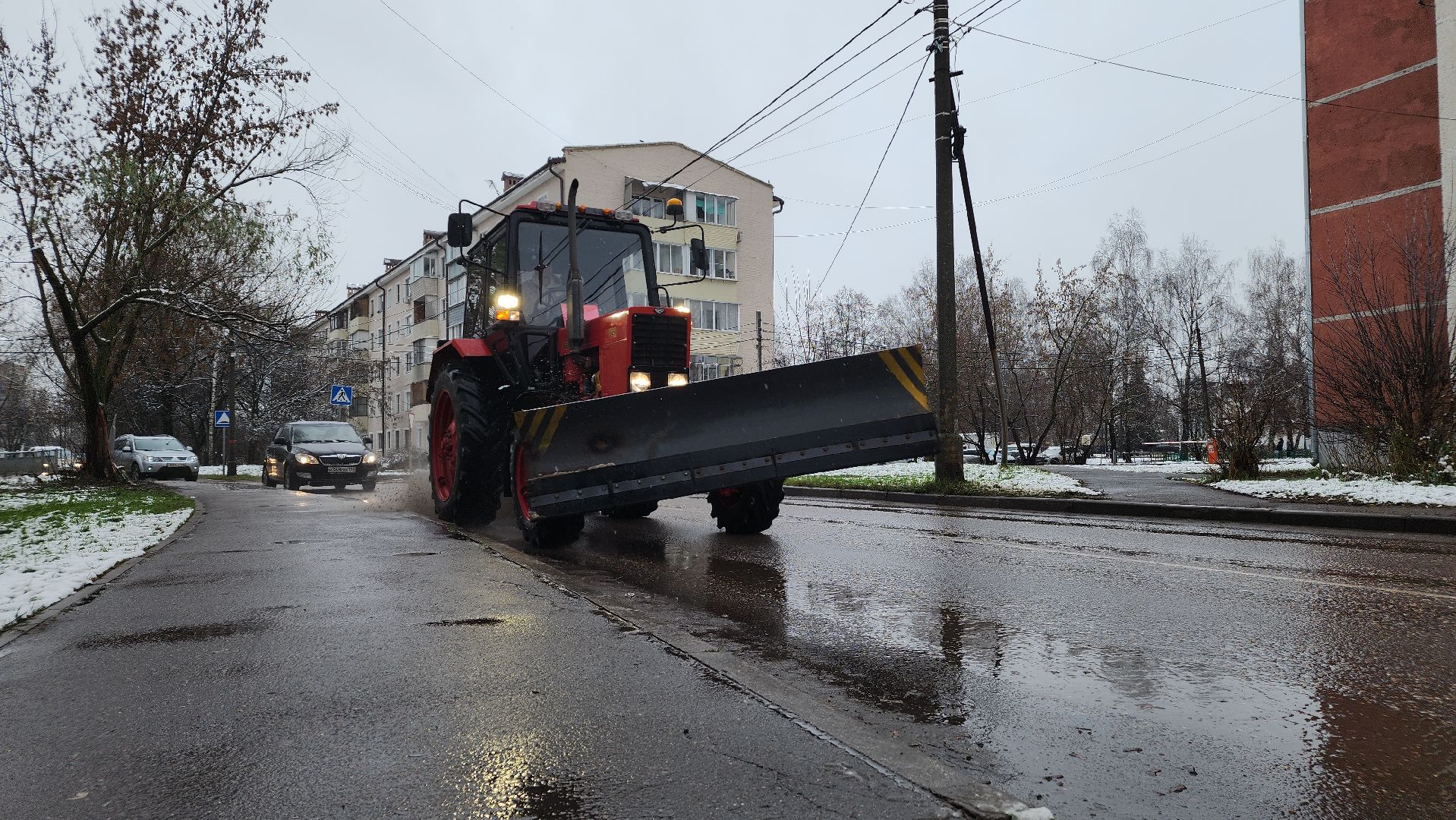 снег, коммунальщики, жкх, лосино-петровский,