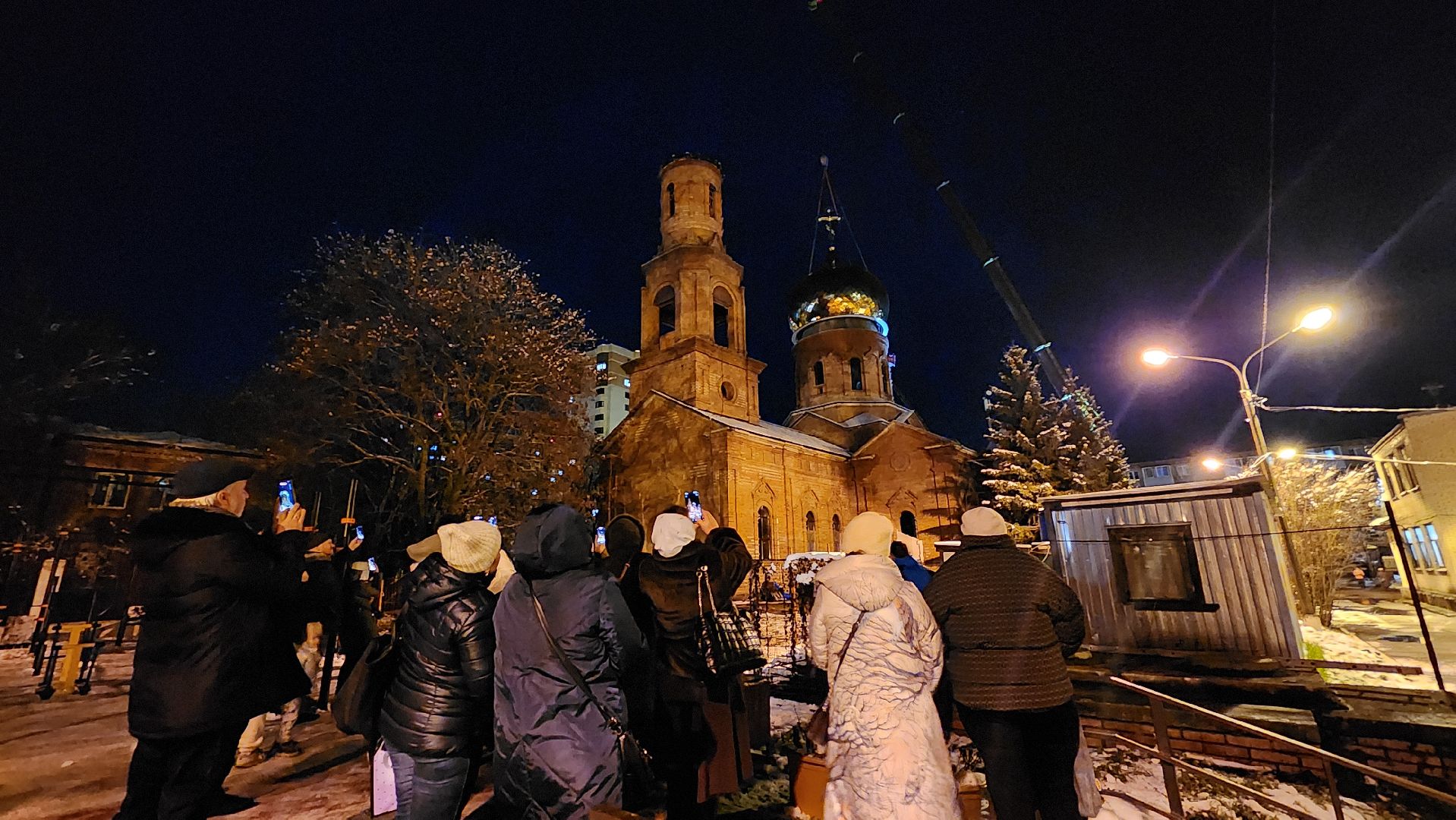 купол над храмом, Лобня,храм в лобне,