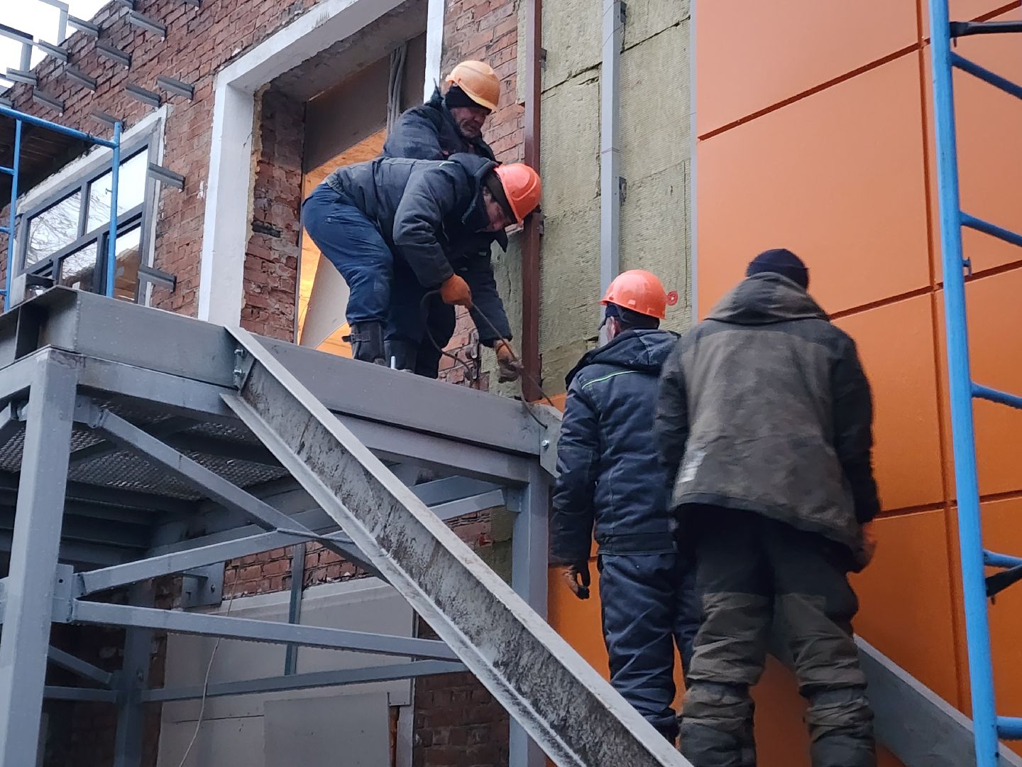 чехов, улица ильича 34а, детский сад, дошкольное отделение, лицей 4, капитальный ремонт, капремонт здания, фасадные работы, утепление наружных стен, облицовка, гидроизоляция, замена кровли, госпрограмма московской области, реконструкция,входная группа, пожарные лестницы, наружные работы,обновление,