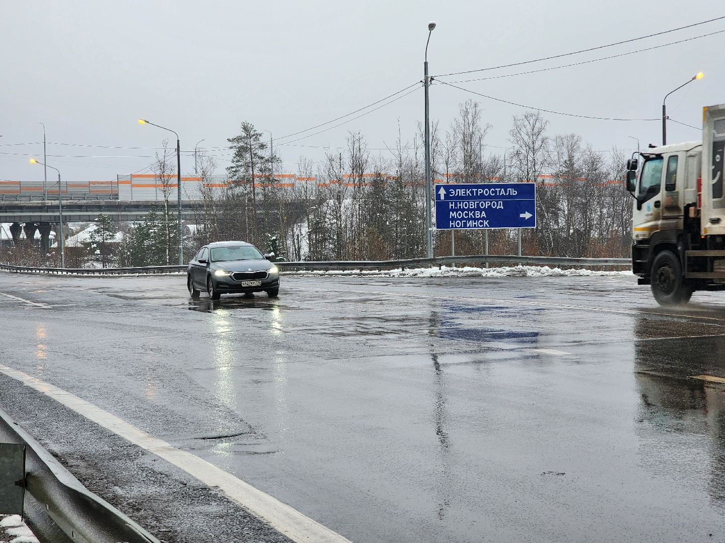дорожное движение, транспортная развязка, горьковское шоссе, ногинск, богородский городской округ,