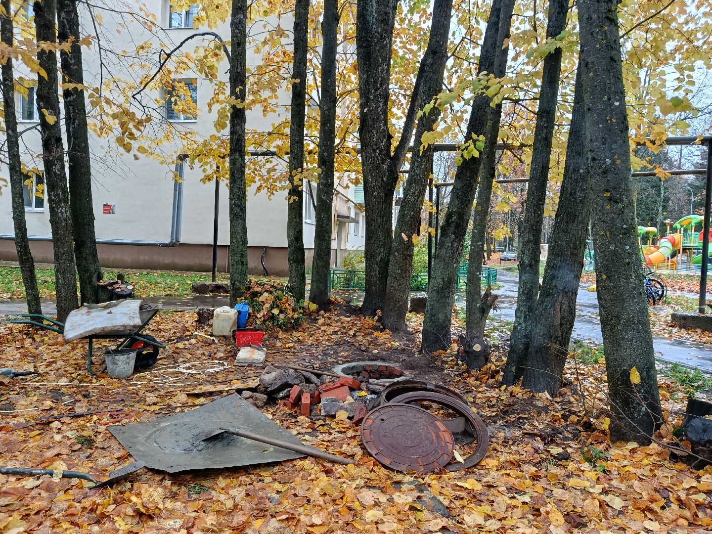 городской округ восход, жкх, благоустройство, канализационные колодцы,