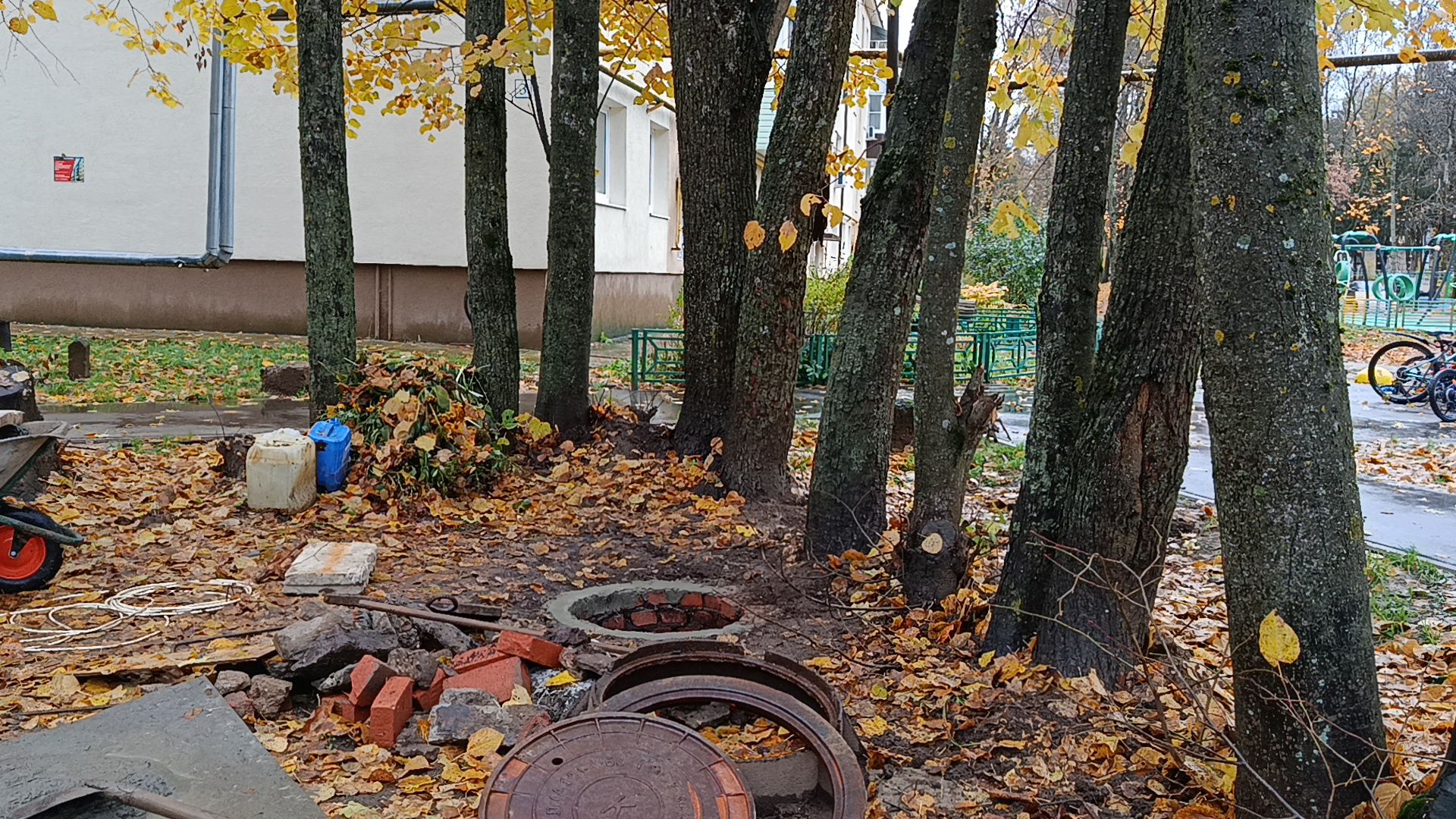 городской округ восход, жкх, благоустройство, канализационные колодцы,