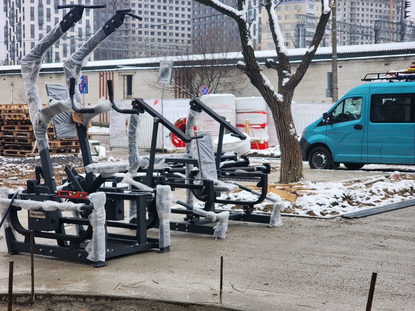 благоустройство, сквер , городская среда, осенне-зимний период,