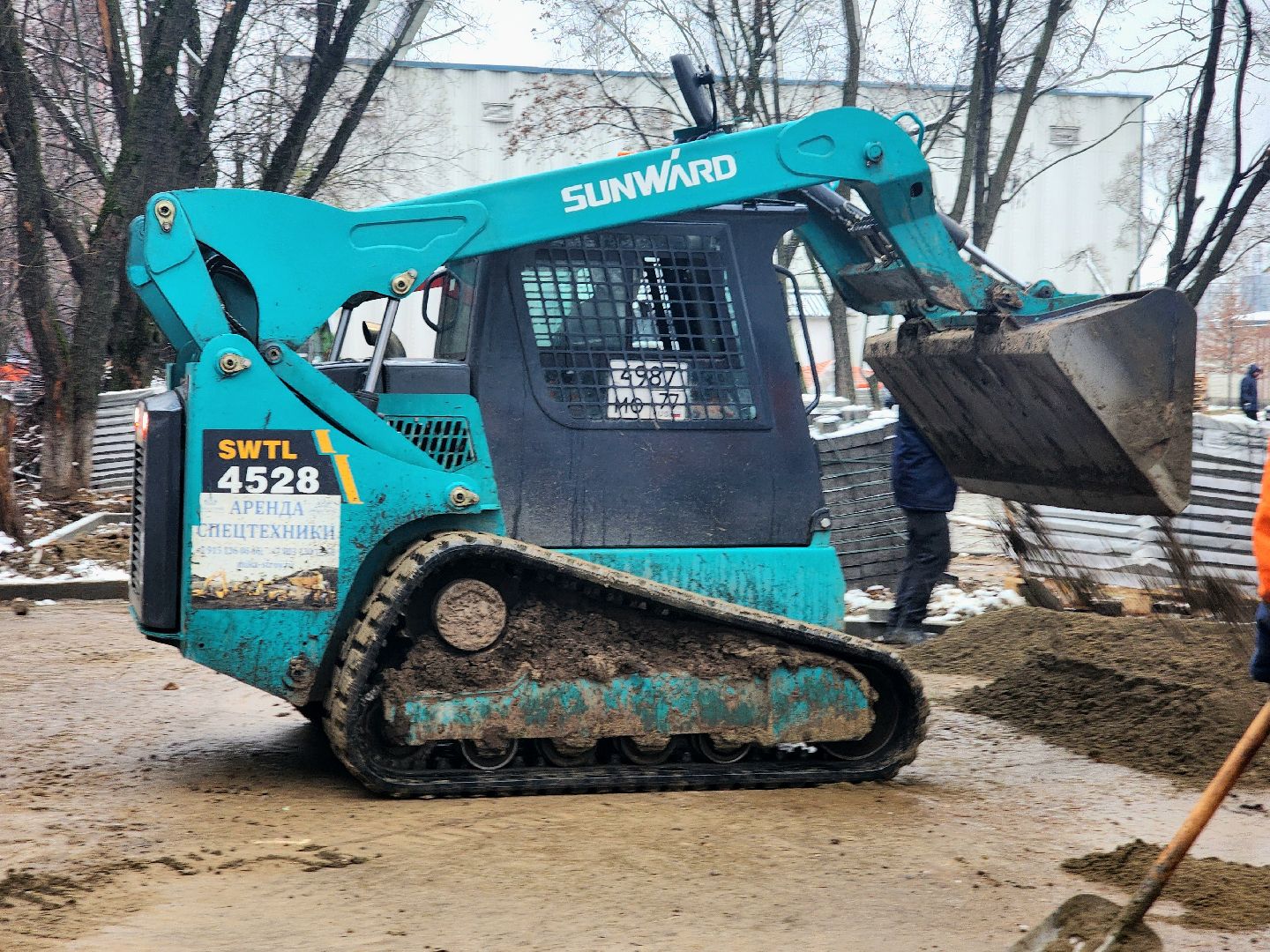 благоустройство, сквер , городская среда, осенне-зимний период,
