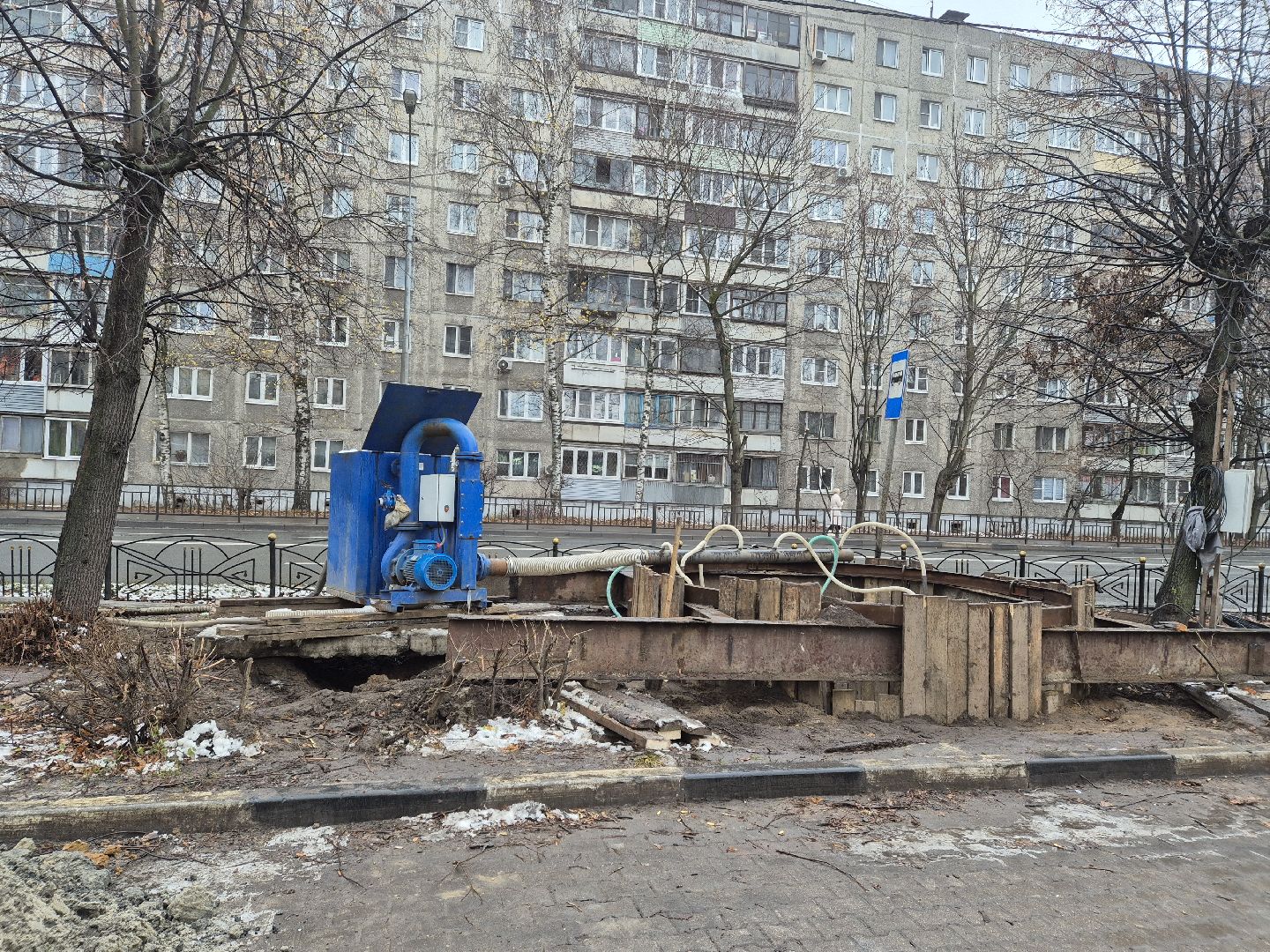 ремонт канализационного коллектора, орехово-зуево,