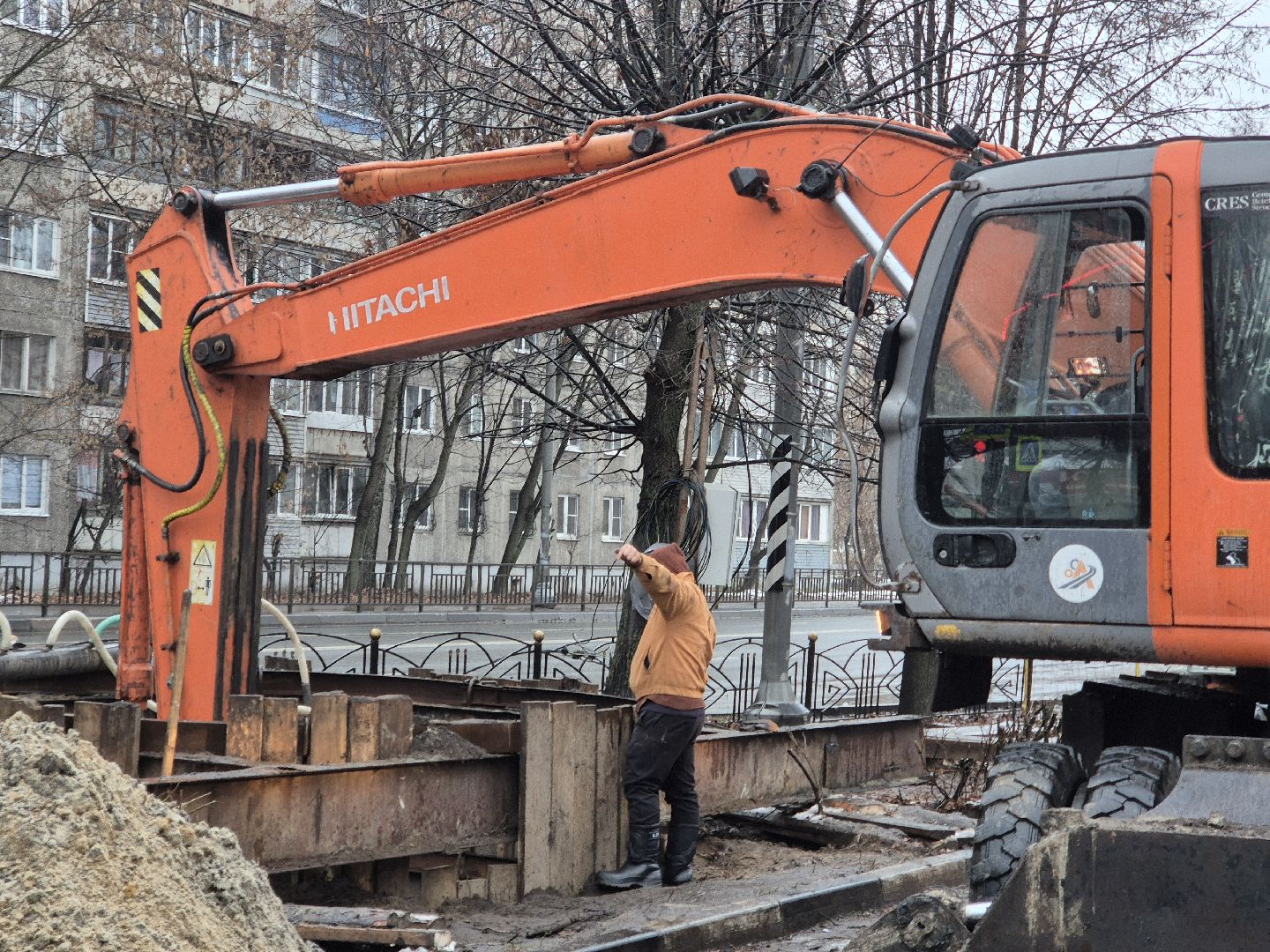 ремонт канализационного коллектора, орехово-зуево,
