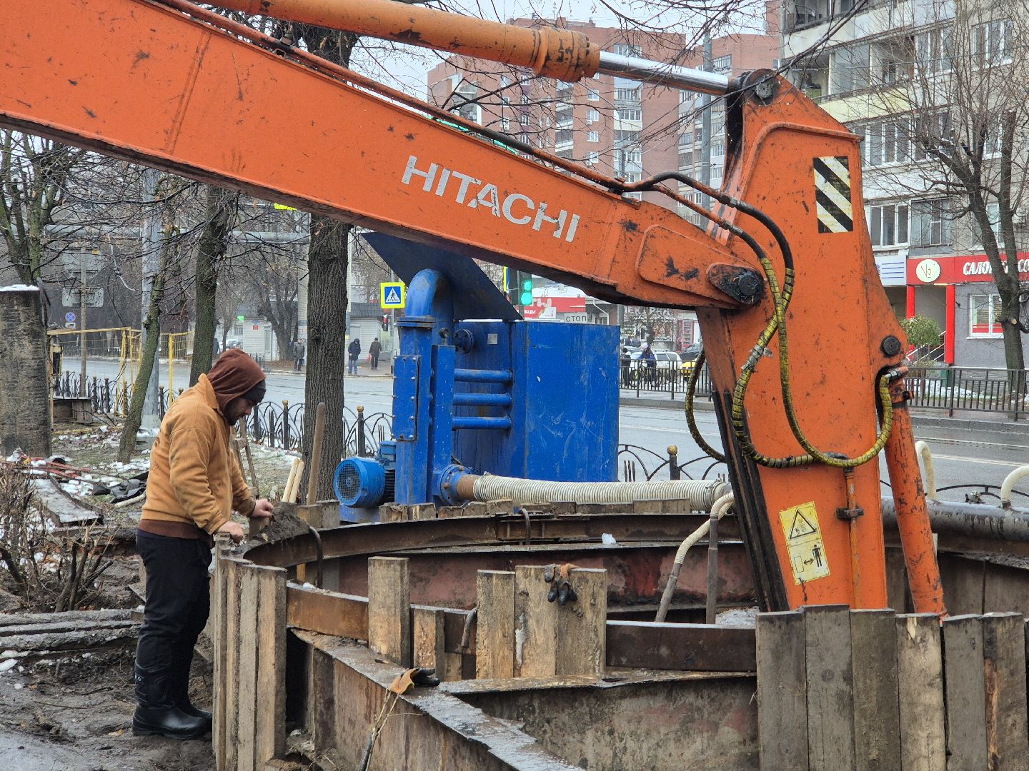 ремонт канализационного коллектора, орехово-зуево,