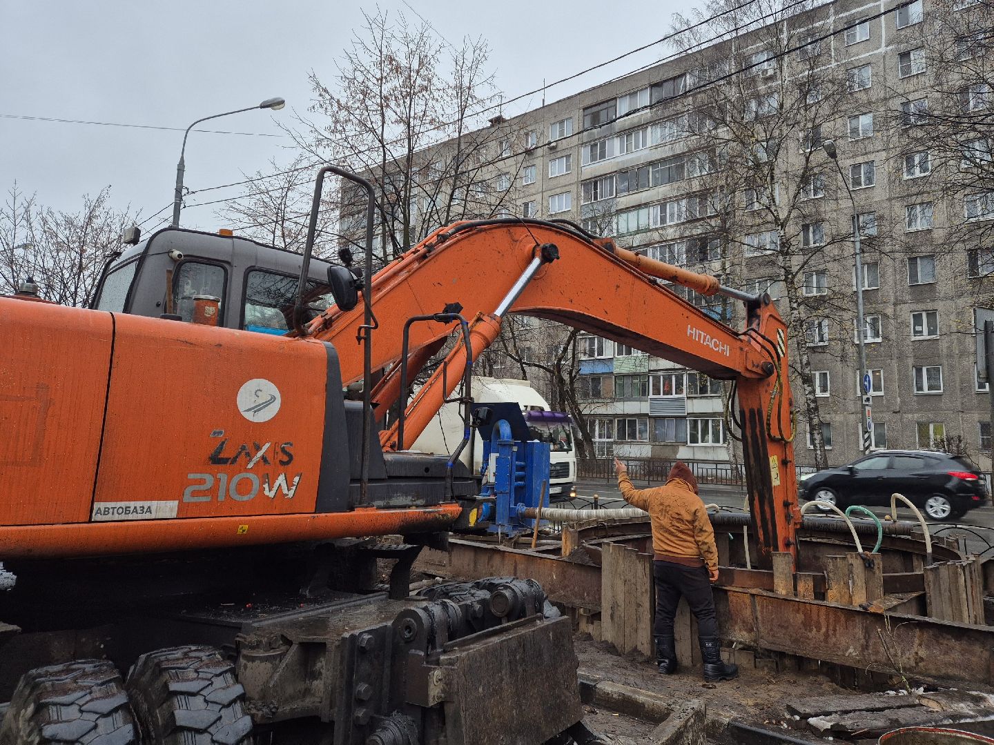 ремонт канализационного коллектора, орехово-зуево,