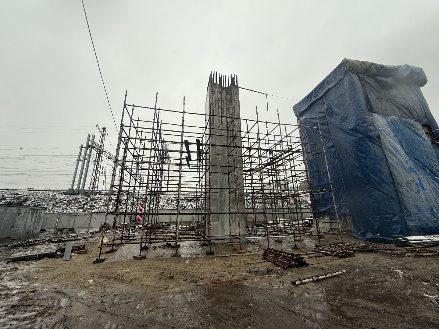 Люберцы , Строительство, Путепровод, Развязка, Дорога,