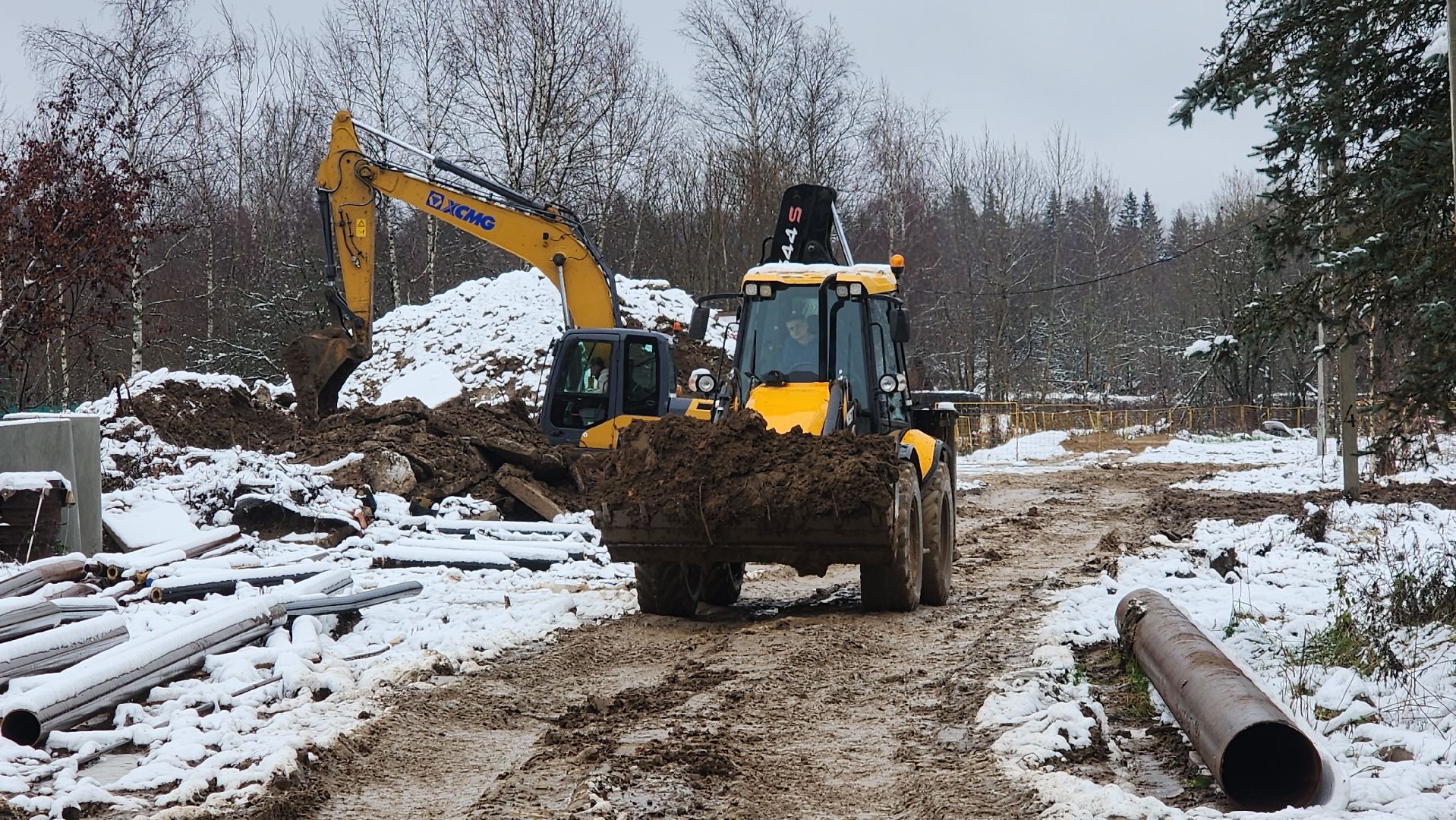 волоколамск, сычево, ремонт теплосетей,