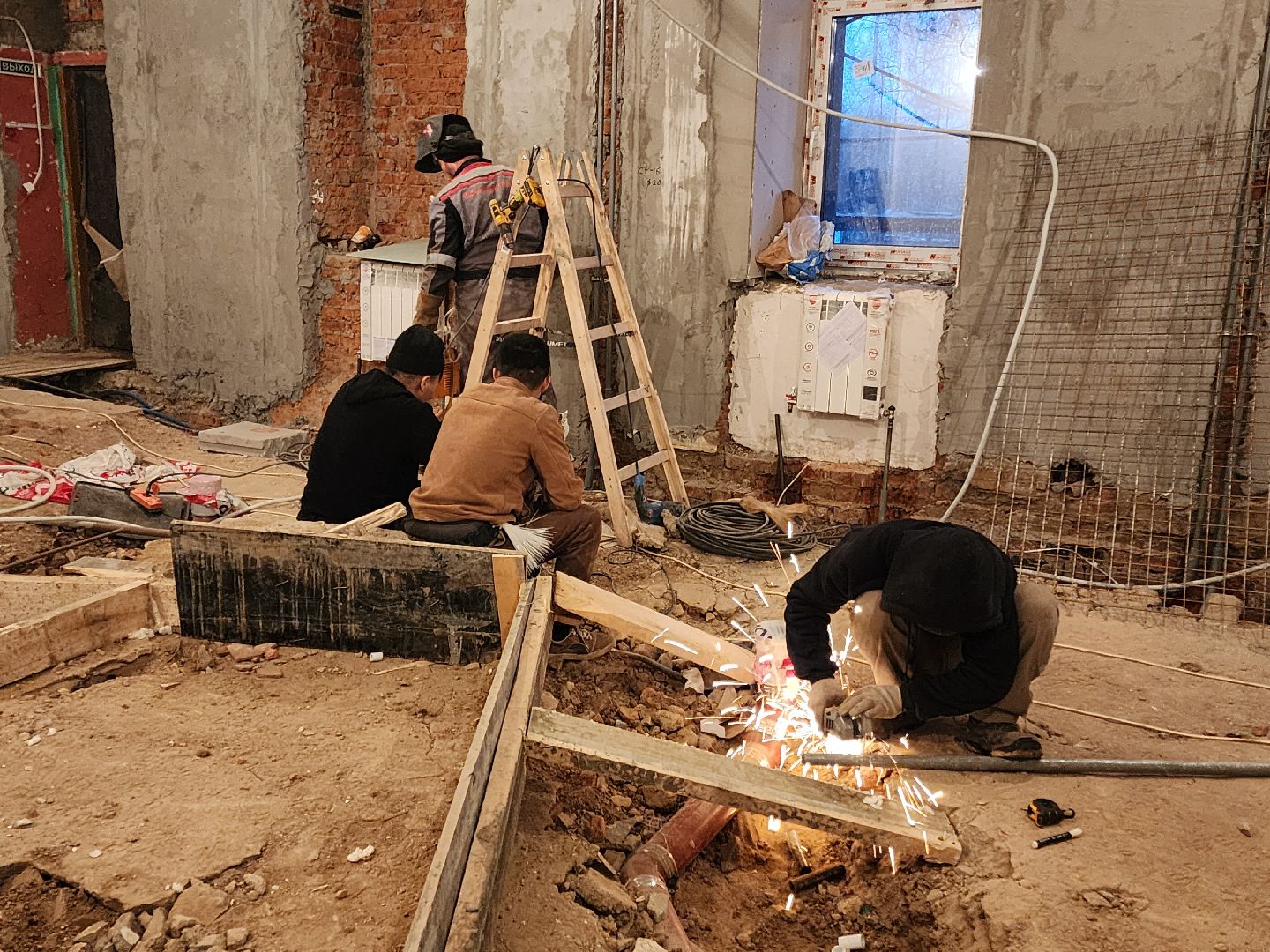 чехов, улица ильича 34а, дошкольное отделение, лицей 4, детский сад, капитальный ремонт, реконструкция, капремонт здания, внутренняя отделка помещений, черновая отделка, чистовая отделка, облицовка панелями, прокладка инженерных сетей,  внутренние коммуникации, водоснабжение, канализация, отопление, слаботочные системы, вентиляция, замена кровли, фасадные работы, госпрограмма московской области,