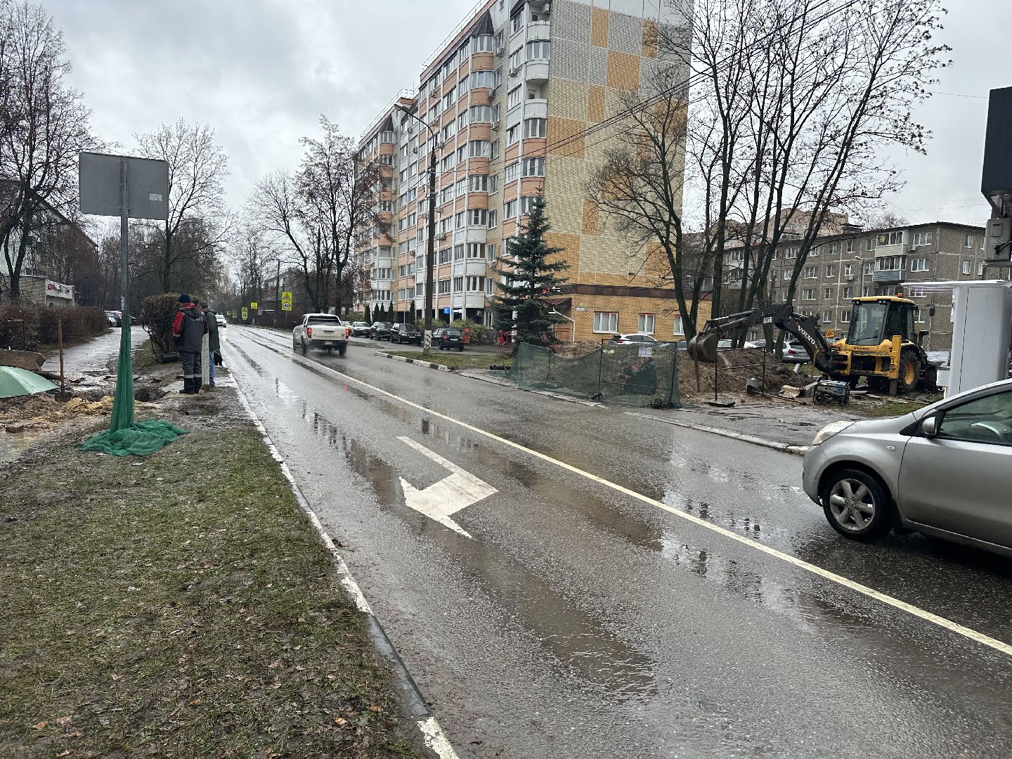 чп, авария, ремонт трубопровода, домодедово,