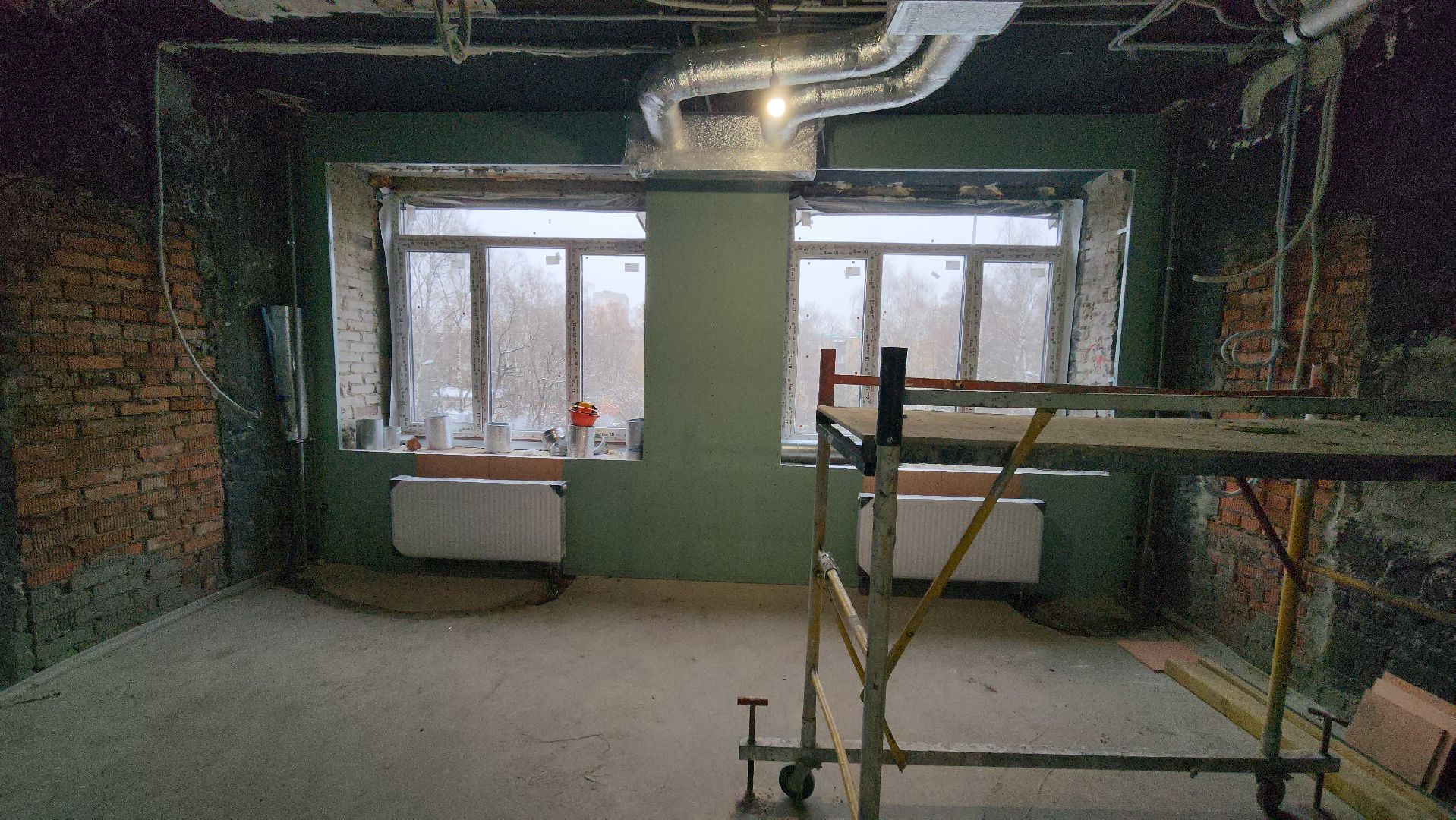 люберцы, ремонт ухтомской больницы, строители,