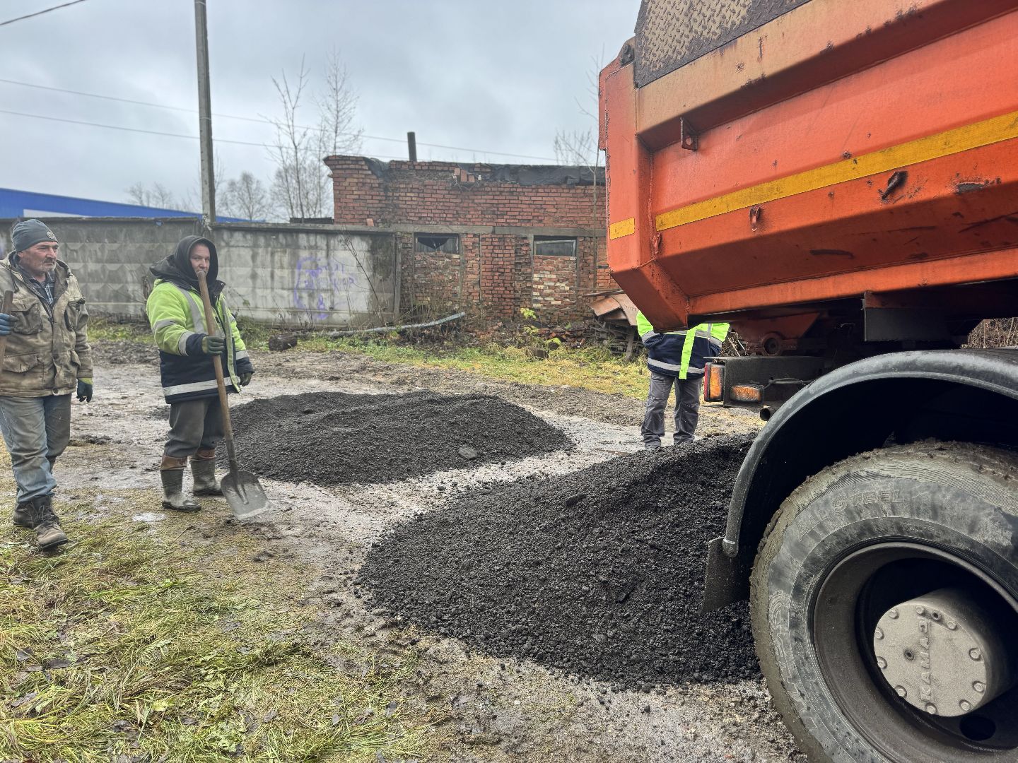 шаховская, ямочный ремонт, коммунальная служба,