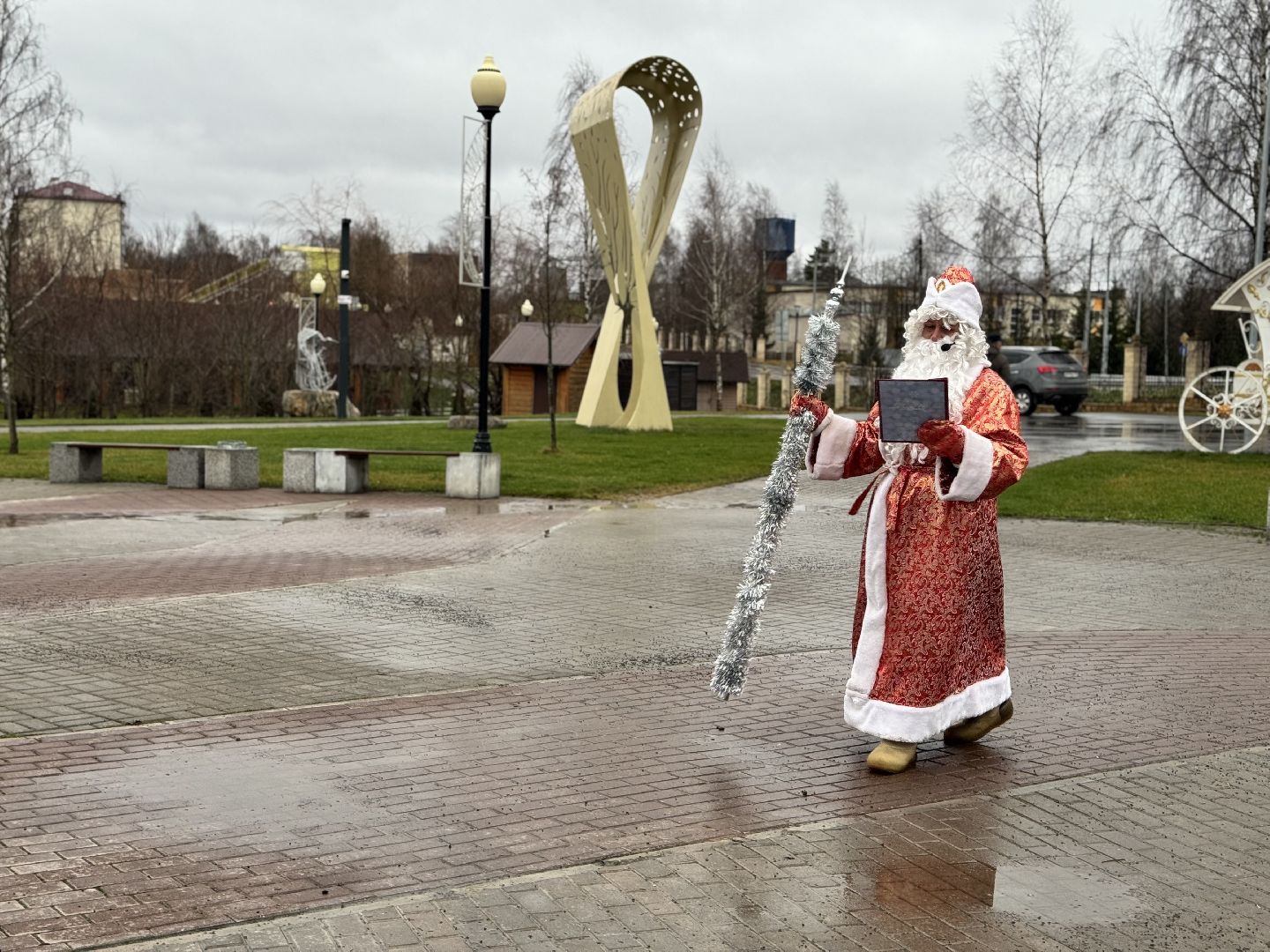 шаховская, день рождения деда мороза, зима в подмомсковье,