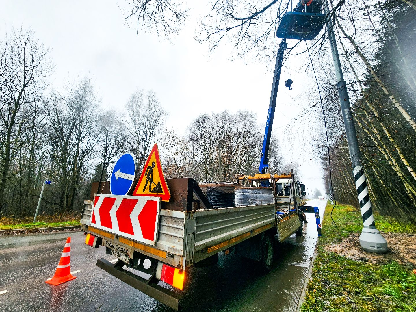 пущино, серпухов, освещение, мосавтодор, региональные дороги,