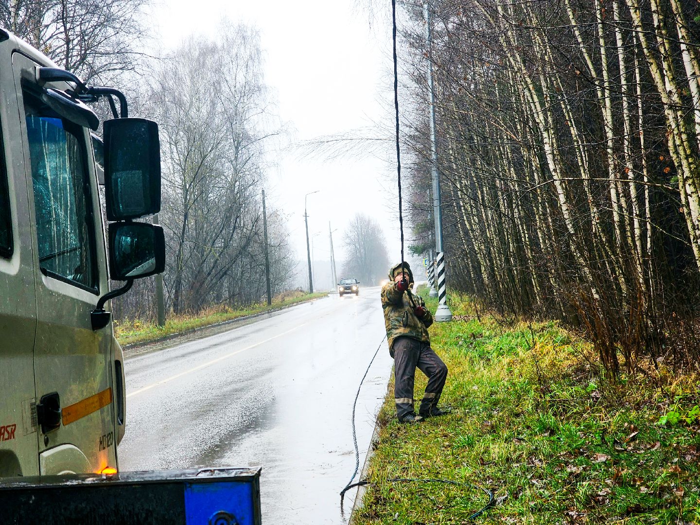 пущино, серпухов, освещение, мосавтодор, региональные дороги,