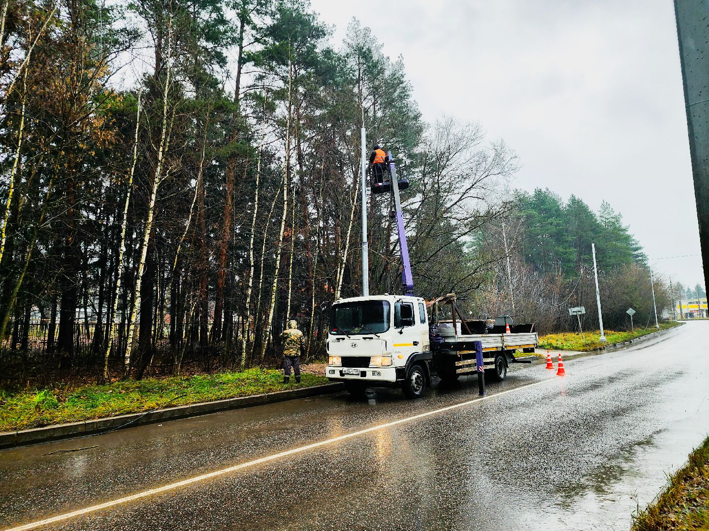 пущино, серпухов, освещение, мосавтодор, региональные дороги,