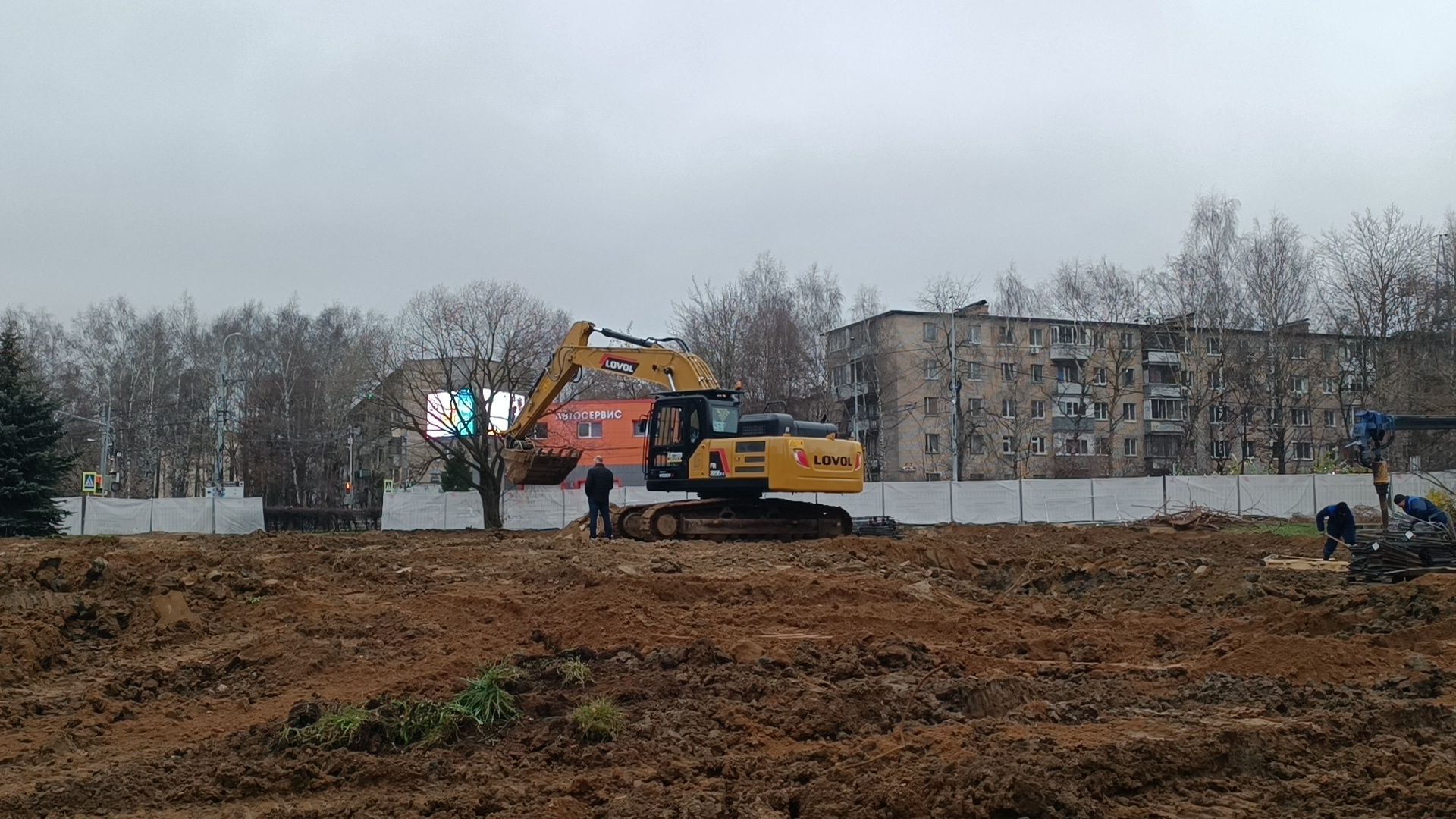 реконструкция , лобня, памятник,