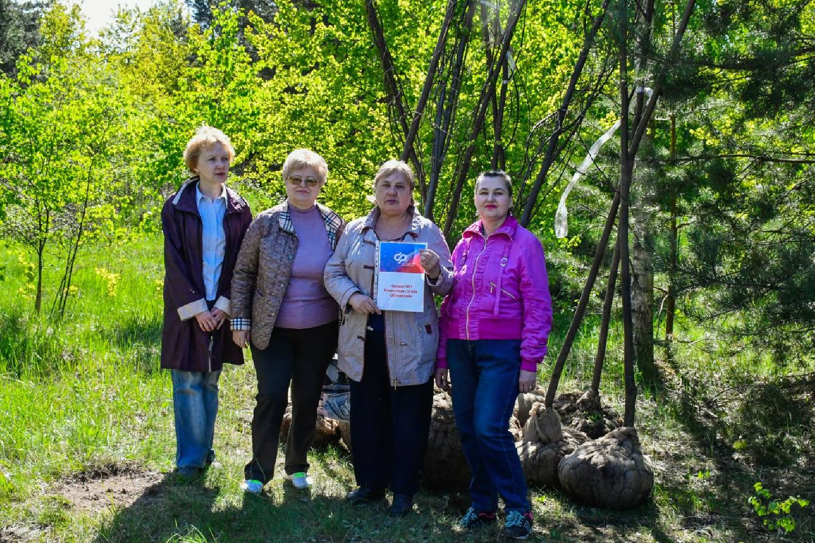 Лес, Победы, деревья, высадили, храм, Рождества, Иоанна, Предтечи