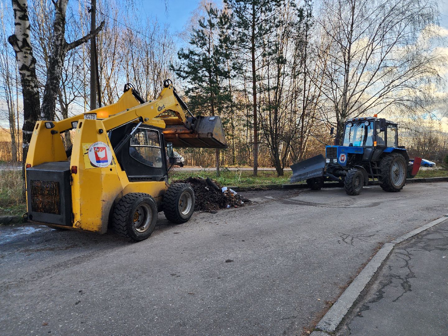 фрязино, уборка улиц, смет мусора, мбу городское хозяйство, устранение последний непогоды,