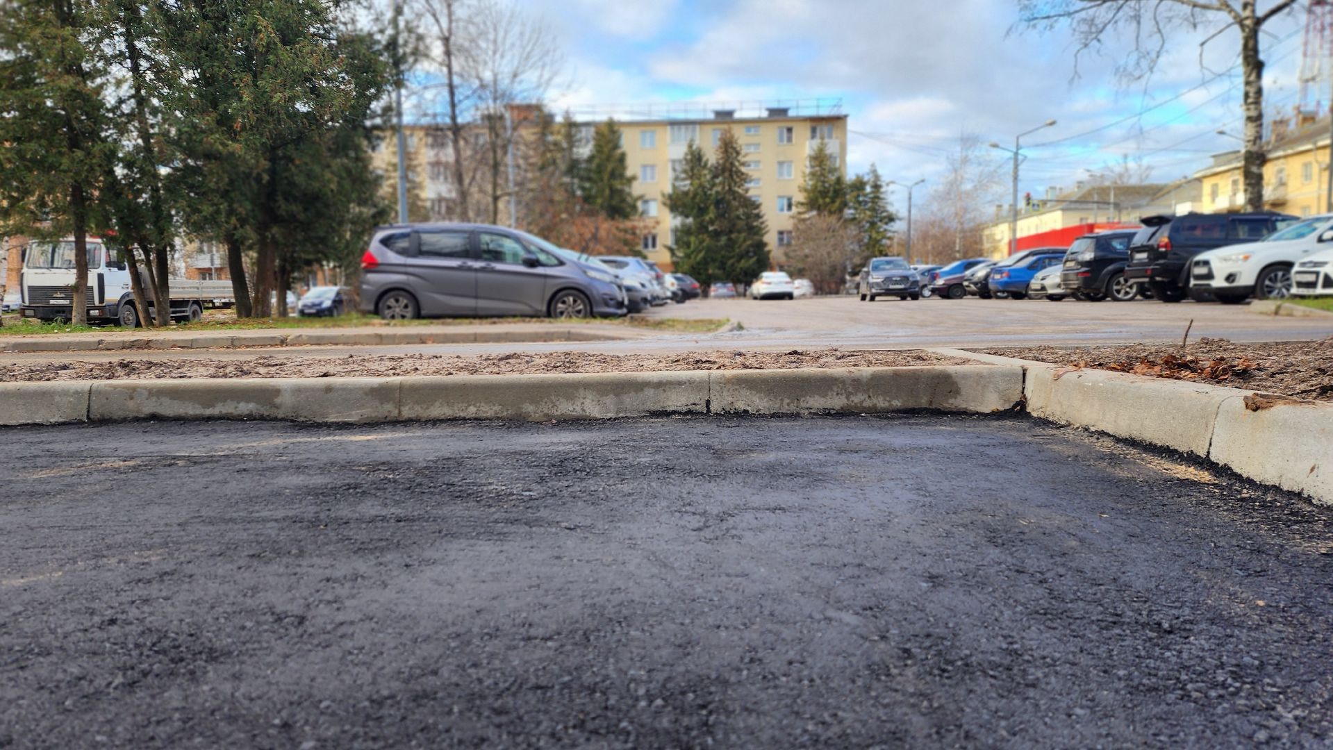 клин, улица менделеева, асфальт, дороги,