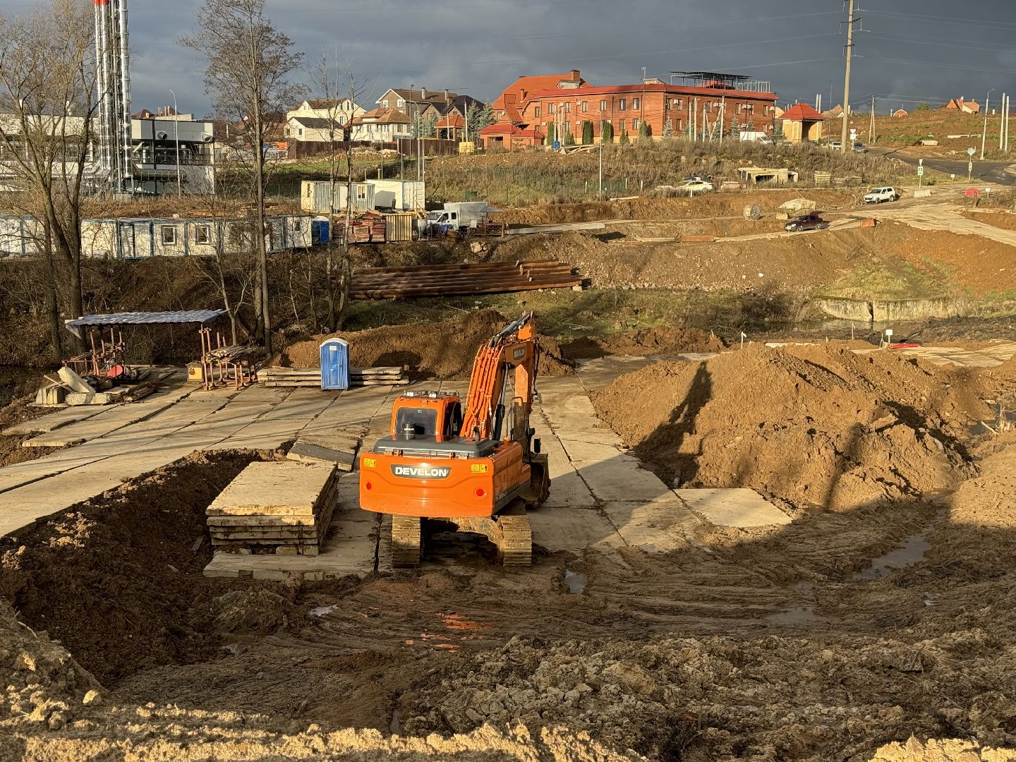 строительство дороги, ленинский городской округ, каширское шоссе,