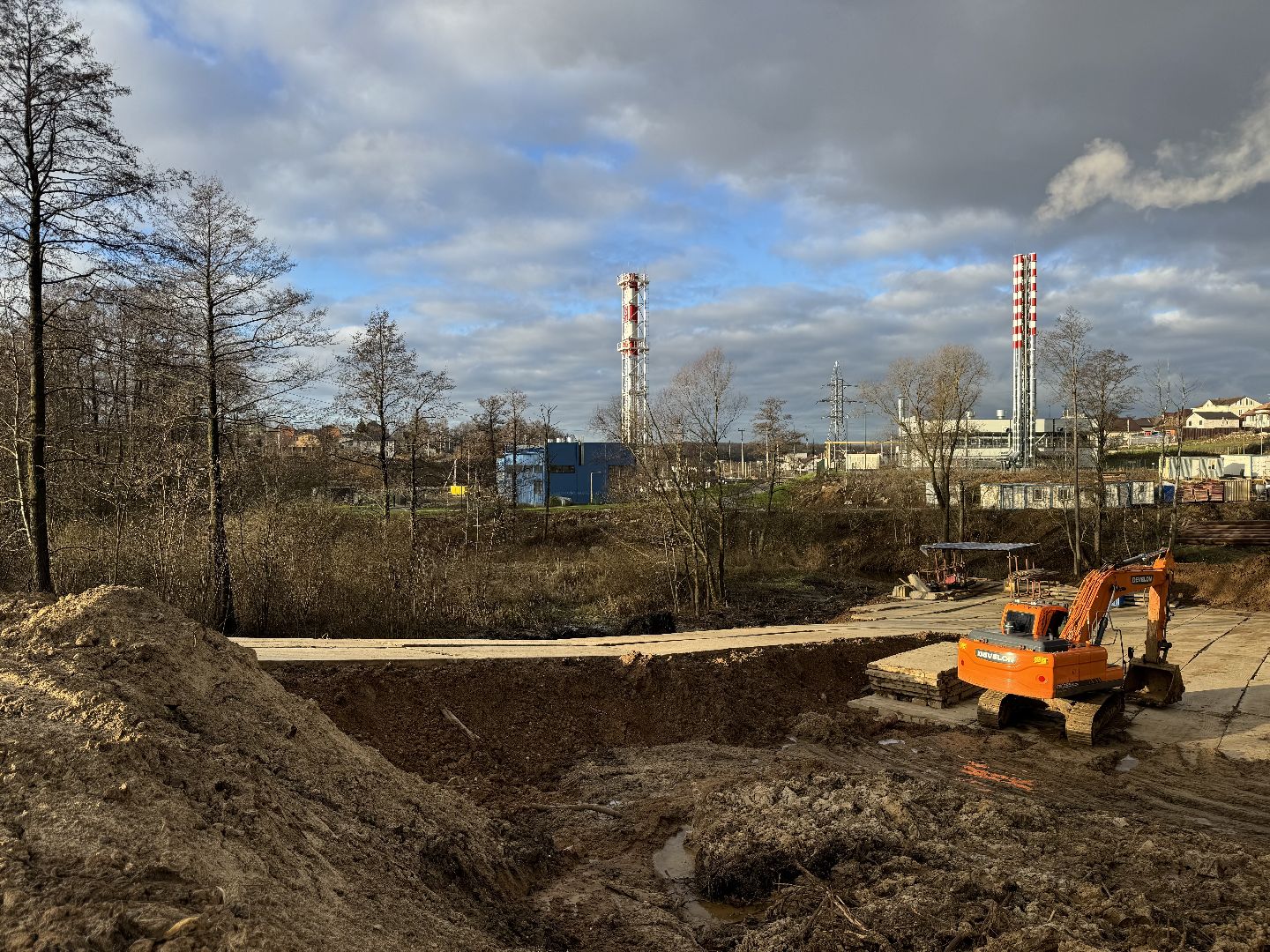 строительство дороги, ленинский городской округ, каширское шоссе,