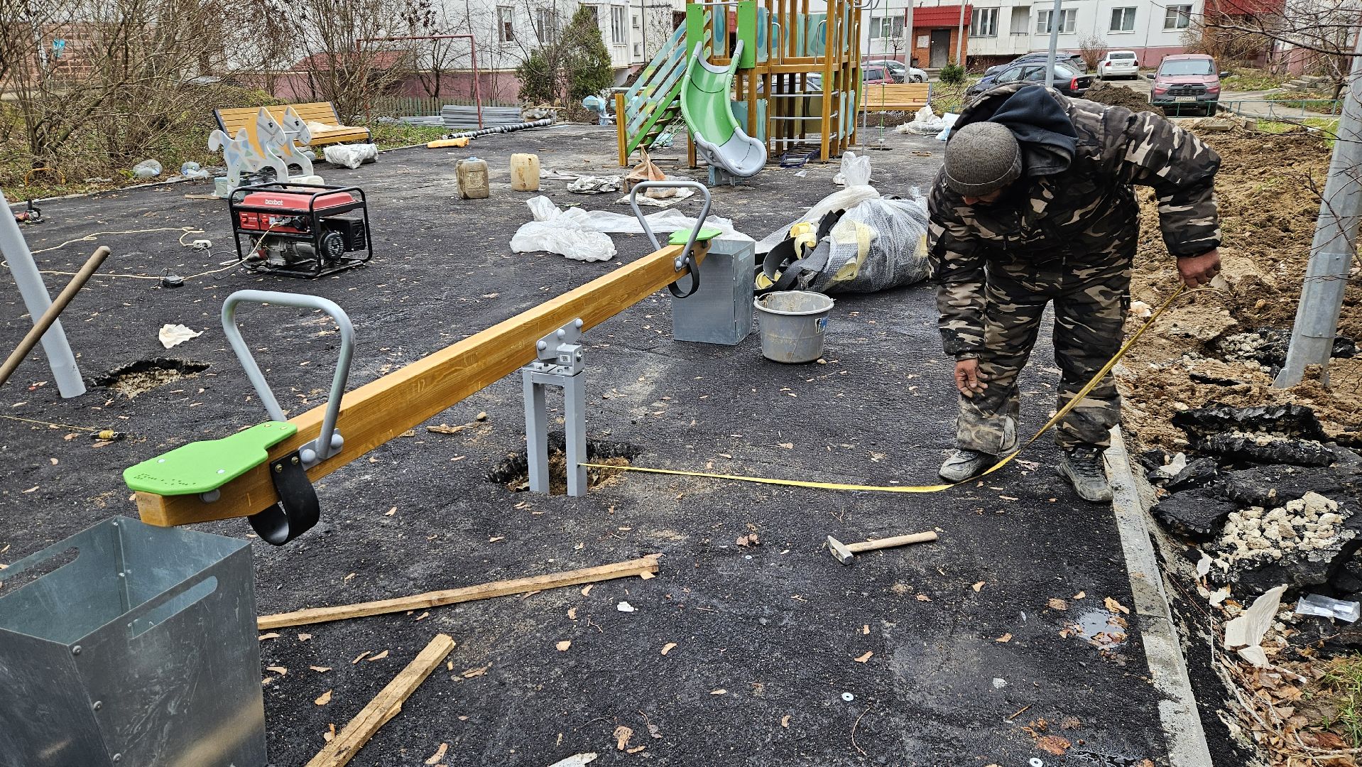 долгопрудный, военный городок, детская  площадка,мбу благоустройство,