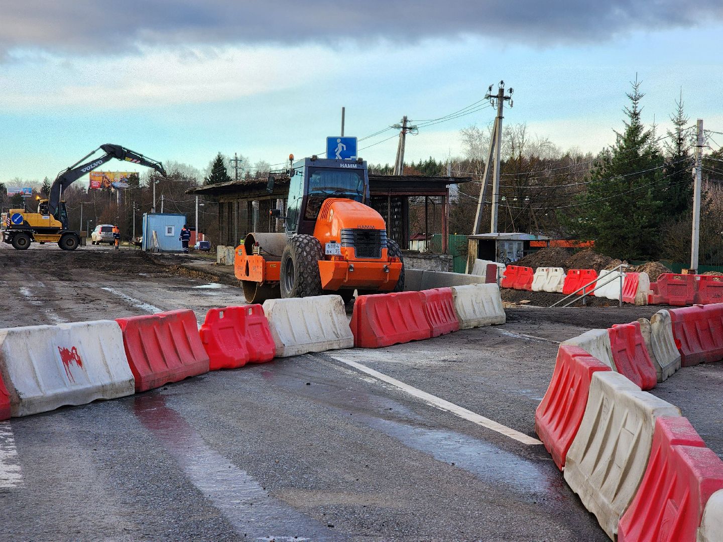 реконструкция м-8, лесной, пушкинский городской округ, строительство  дорог, ярославское шоссе, м-8 холмогоры, расширение м-8,кощейково,подземный переход,остановка общественного транспорта,