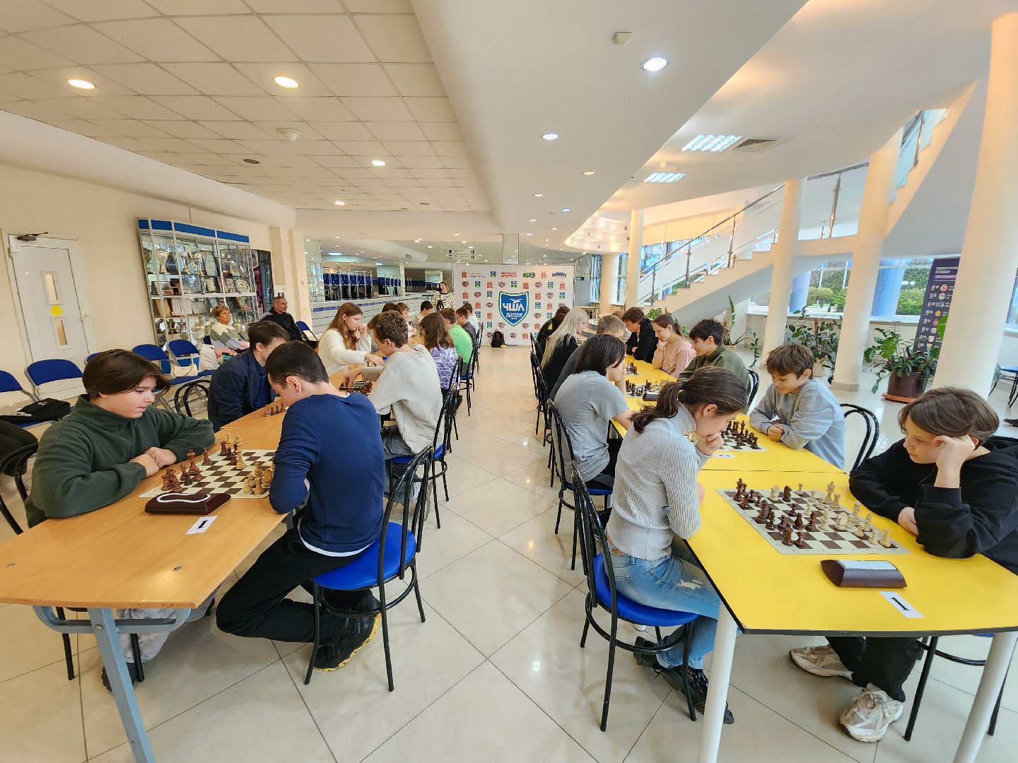 чехов,  соревнования, быстрые шахматы, первый этап, чеховская школьная лига, федерация шахмат чехова, евгений рябинин, главный судья елизавета крылова, единая школьная лига московской области, инициатива губернатора подмосковья, спортивные состязания,