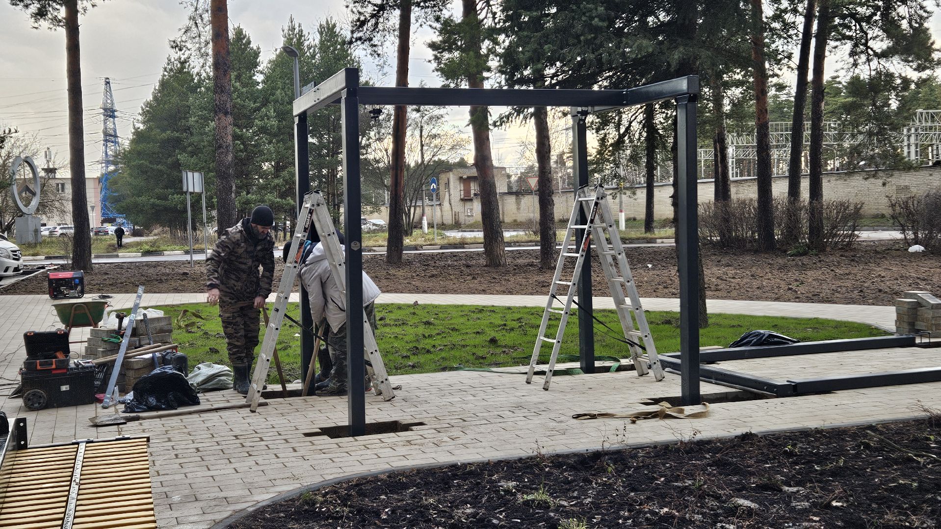 сквер, благоустройство, жуковский,