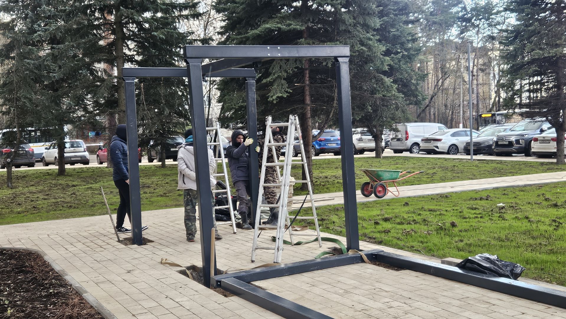 сквер, благоустройство, жуковский,