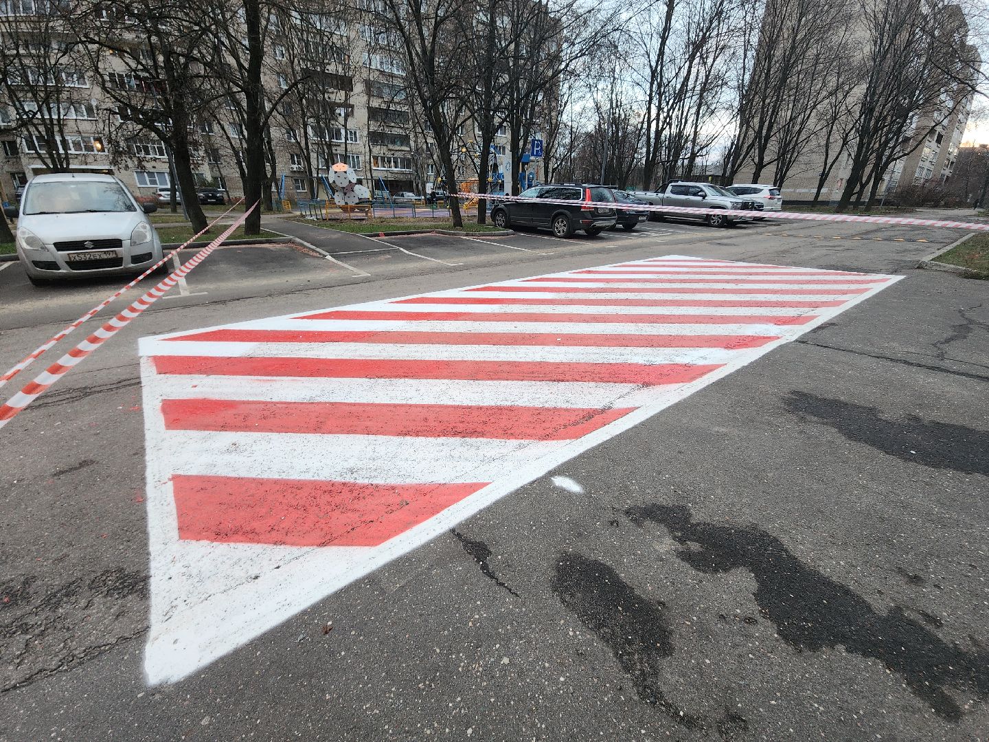 Черноголовка, Парковка спецтранспорта, Дороги,