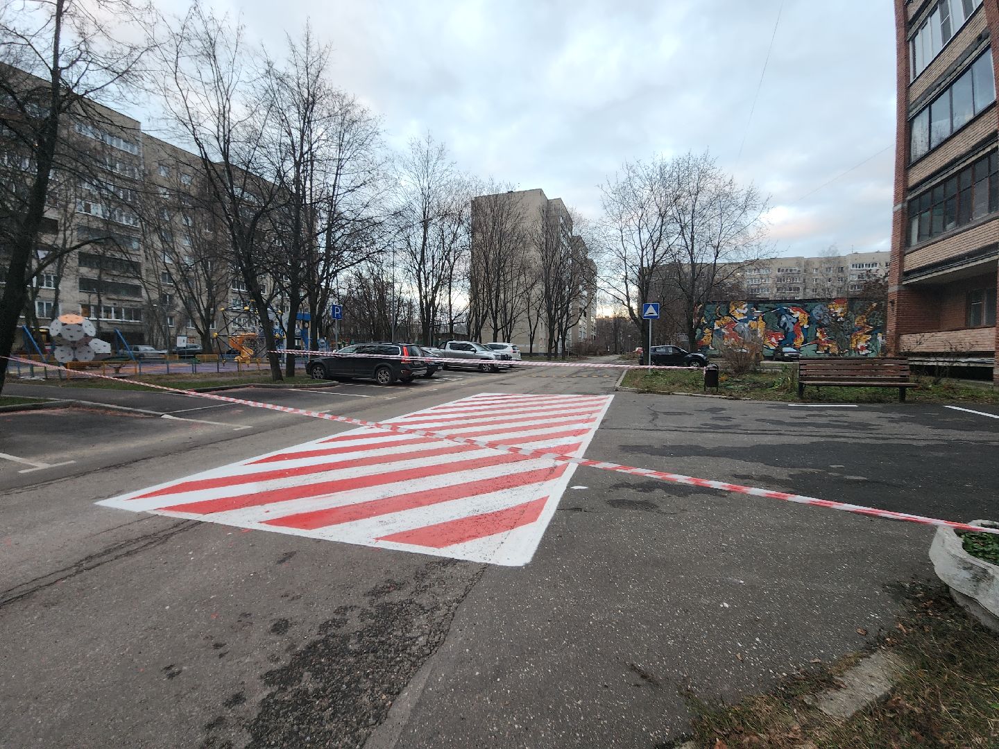 Черноголовка, Парковка спецтранспорта, Дороги,