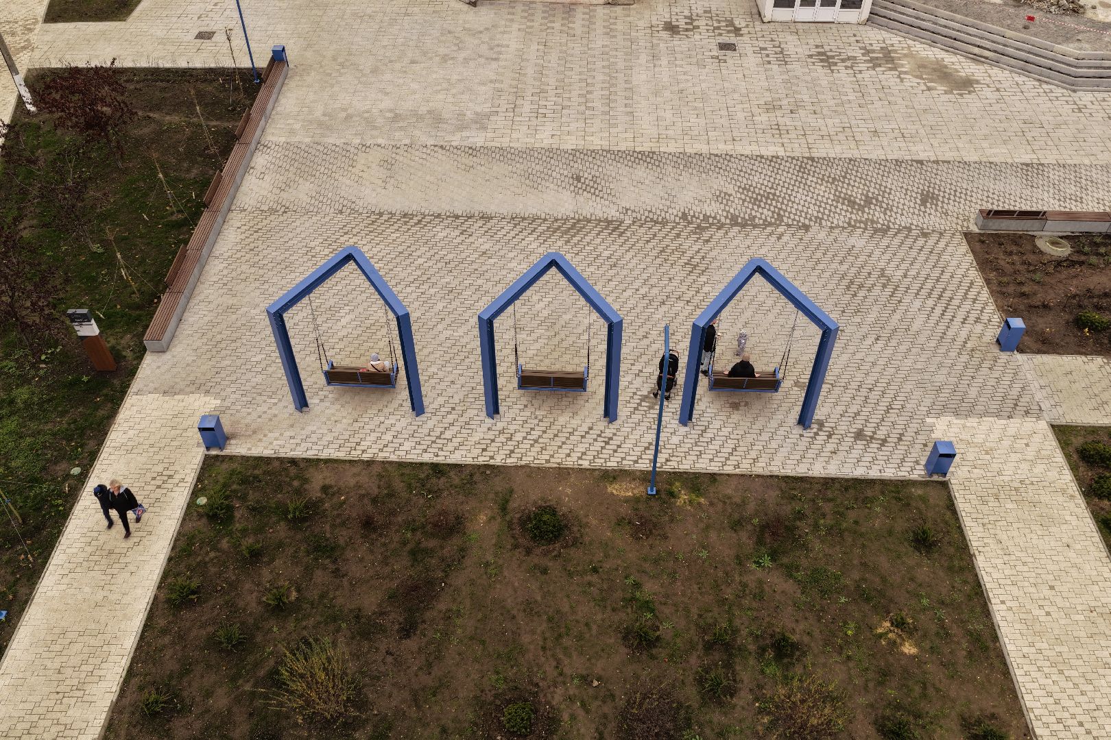 видео с коптера, горизонт коломна, молодежный центр коломна, благоустройство коломна ,