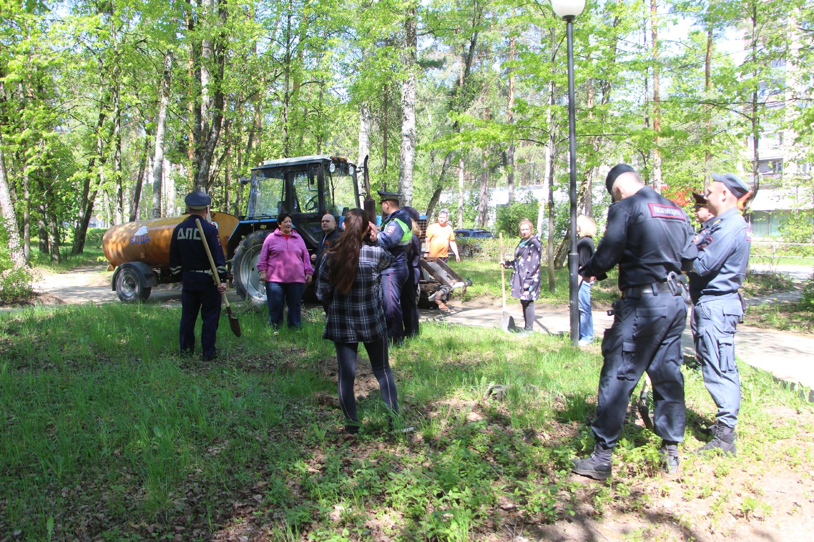 Лес победы, Протвино, экология, акция, озеленение