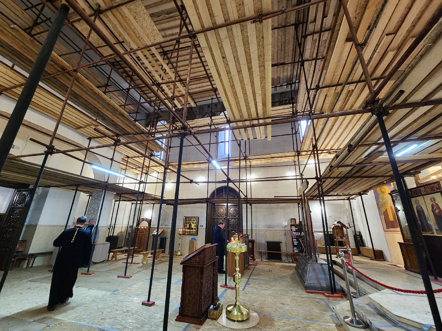 фрязино, роспись храма, иконопись, иконописец, строительство храма, православие,