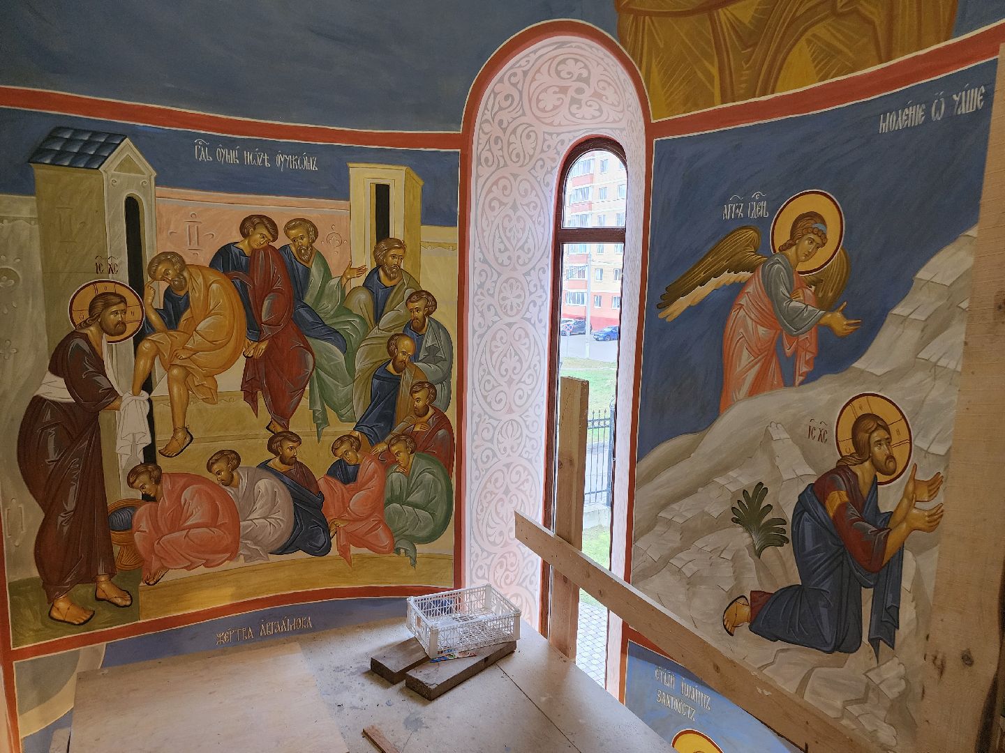 фрязино, роспись храма, иконопись, иконописец, строительство храма, православие,