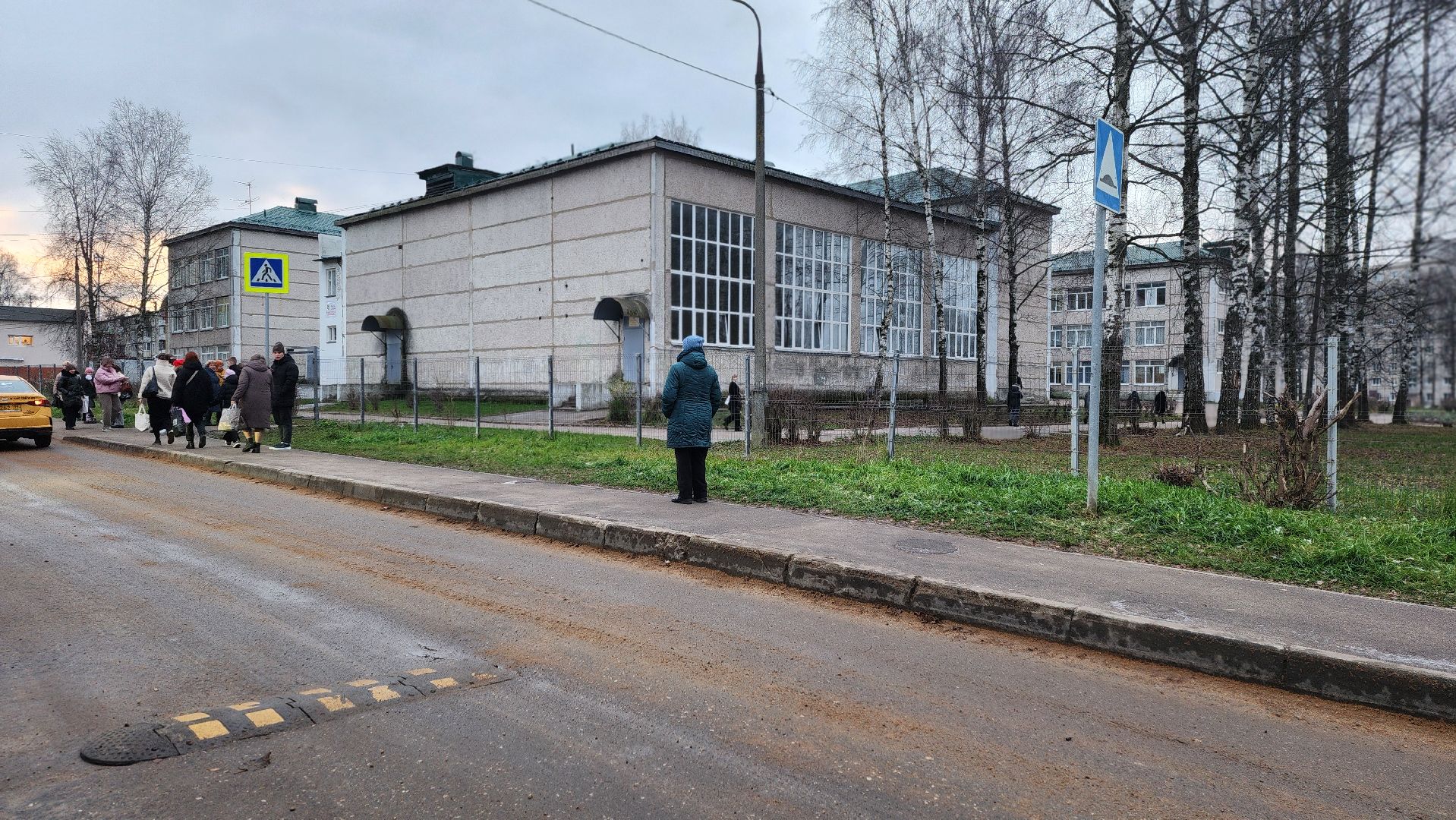 клин, 50 лет октября, гололед, обработка дорог,