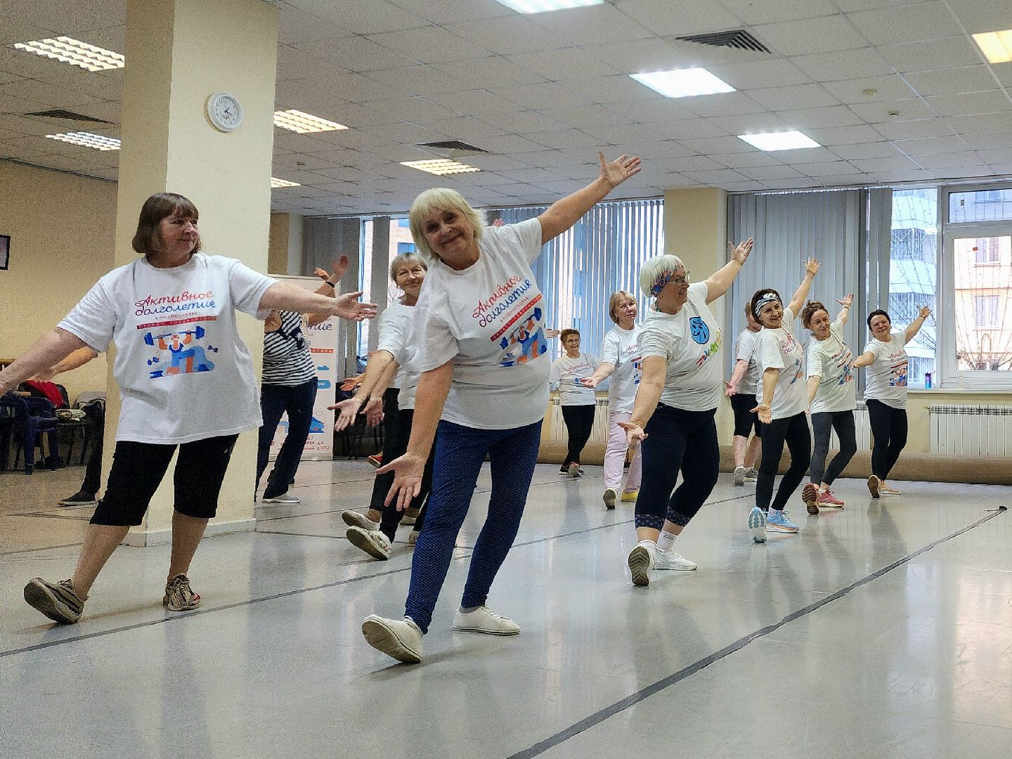 зумба, пенсионеры, активное долголетие, спорт в реутове,